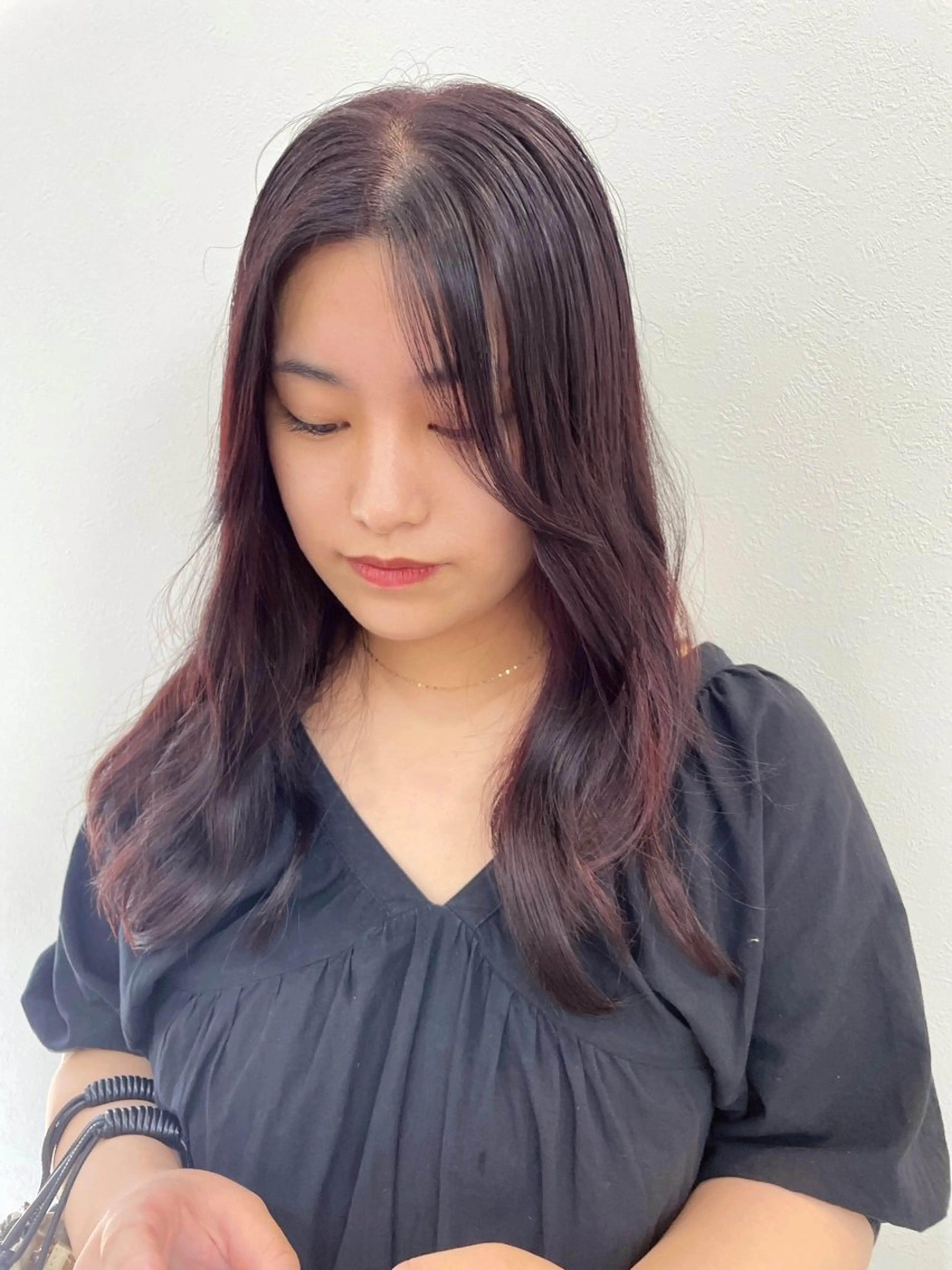 ロング カット ヘアカラー トリートメント 赤味消しcolor 🌿🤍Ayaのヘアスタイル