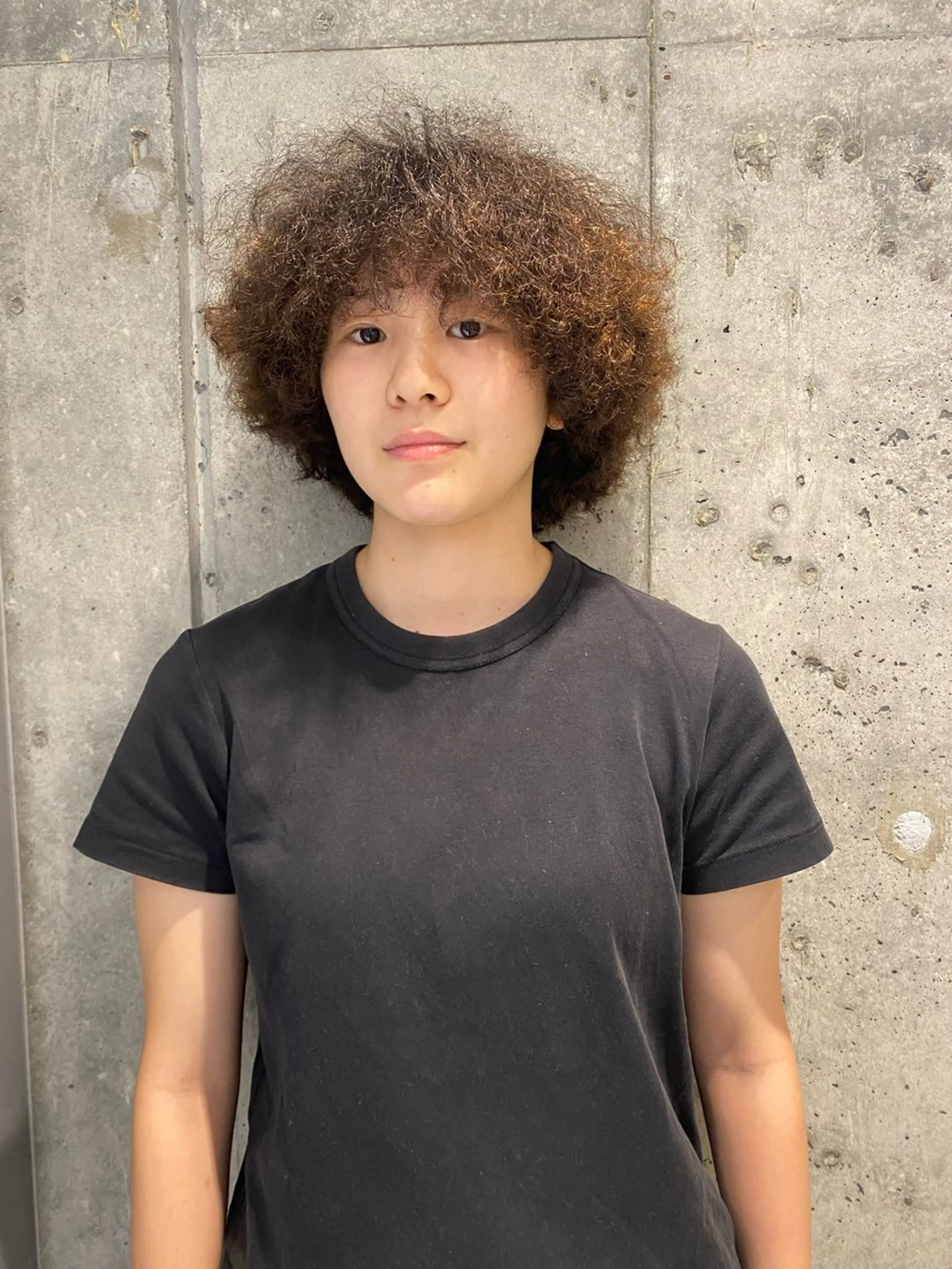 ミディアム パーマ カット パーマ パーマが得意です💥 ハユカといいます❗️のヘアスタイル