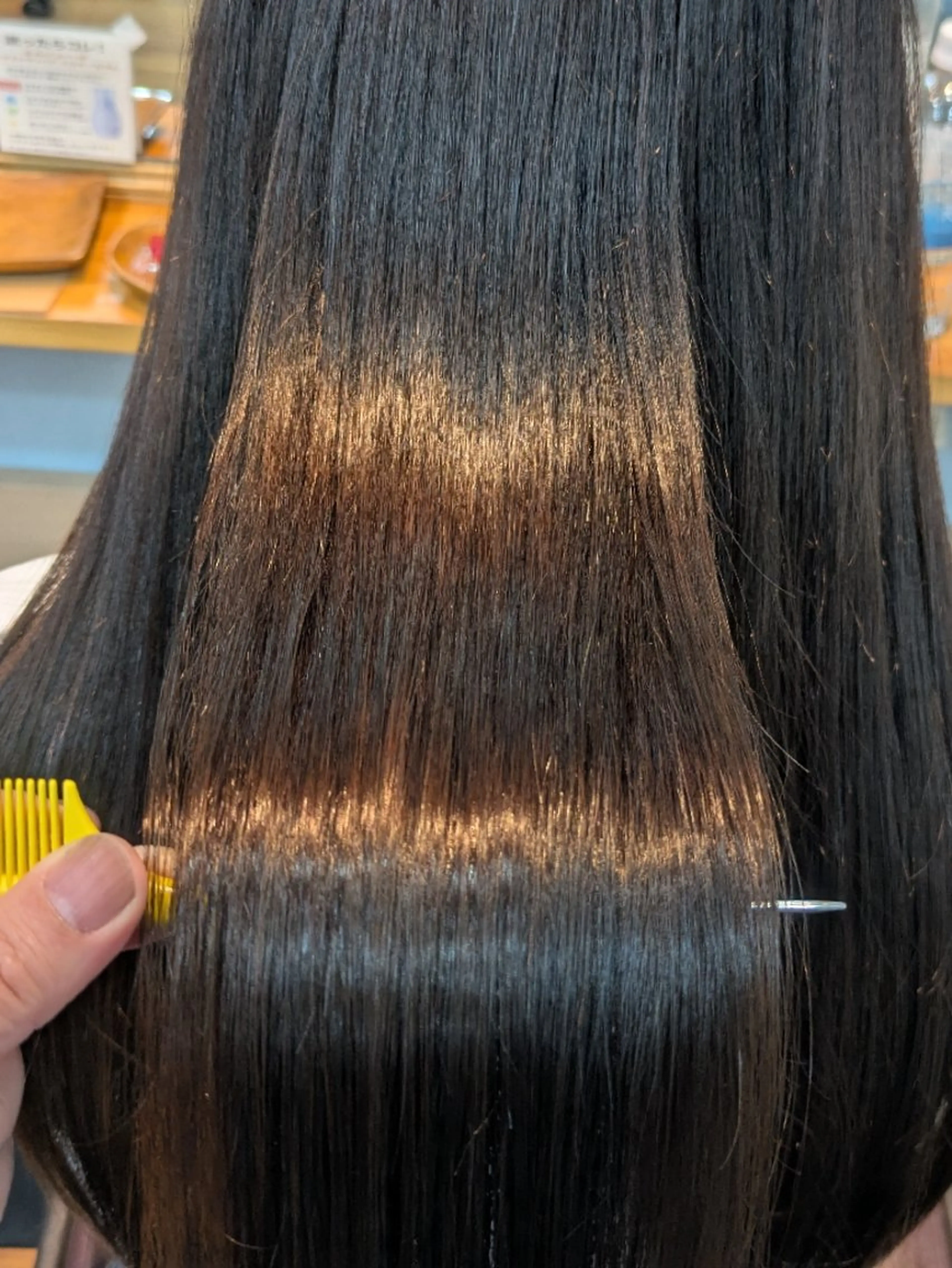 ロング トリートメント 髪質改善アンブリーチ 店長みやけななのヘアスタイル