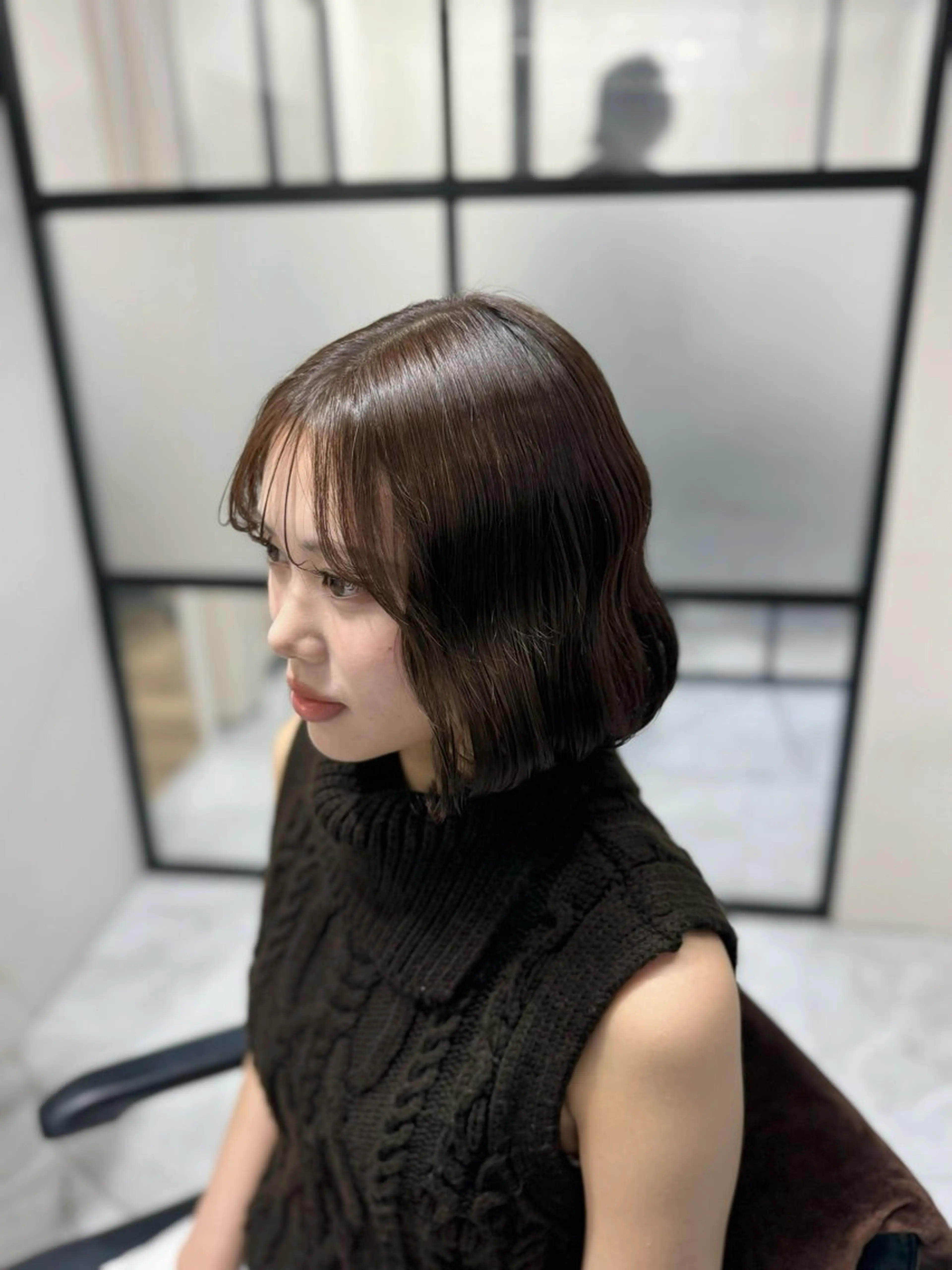 ショート カラー ボブ 髪質改善 梅田/美髪ケア/縮毛 矯正/ichicaのヘアスタイル