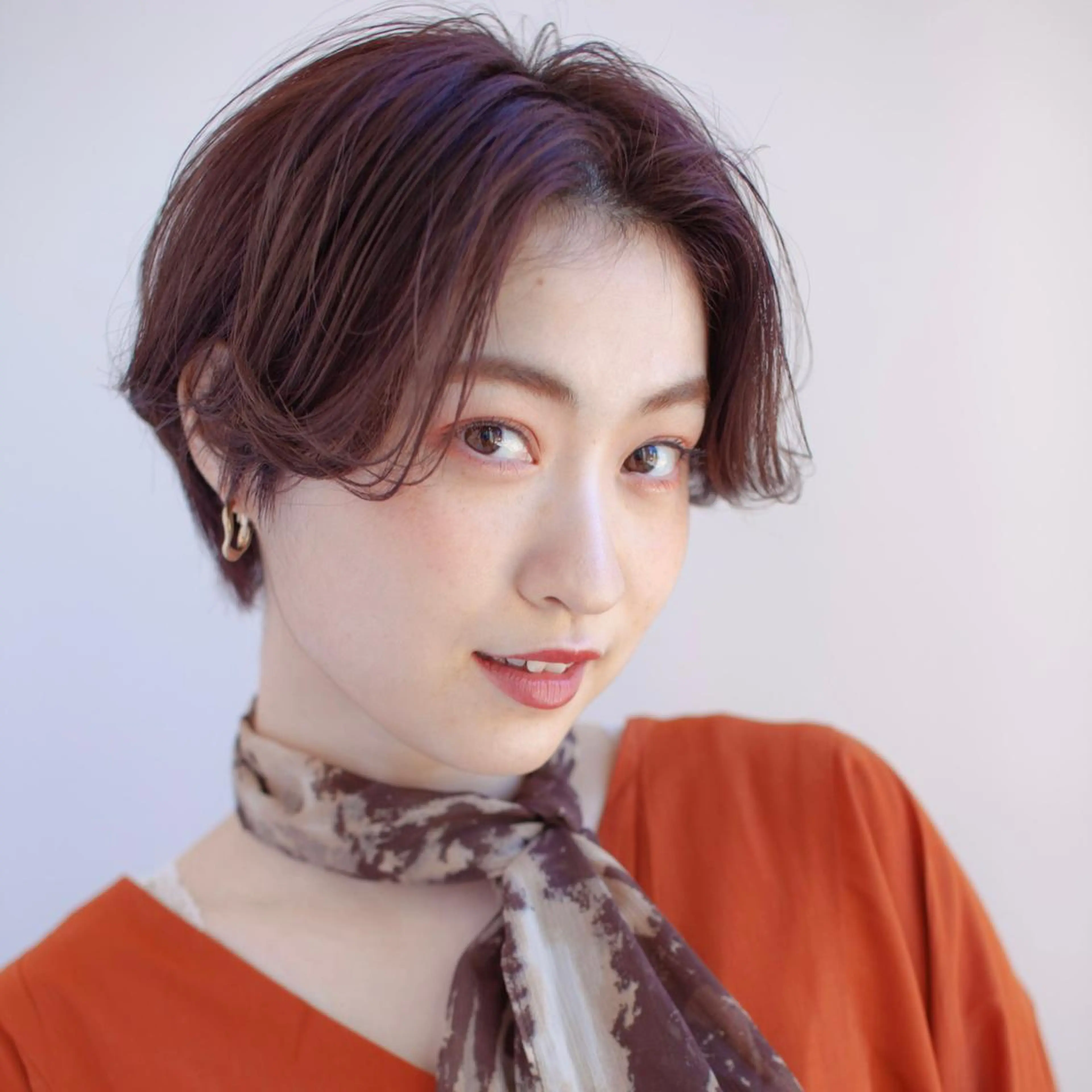 ショート カラー ハンサムショート ショートヘア カット ヘアカラー ショート✂︎宮川 公透のヘアスタイル