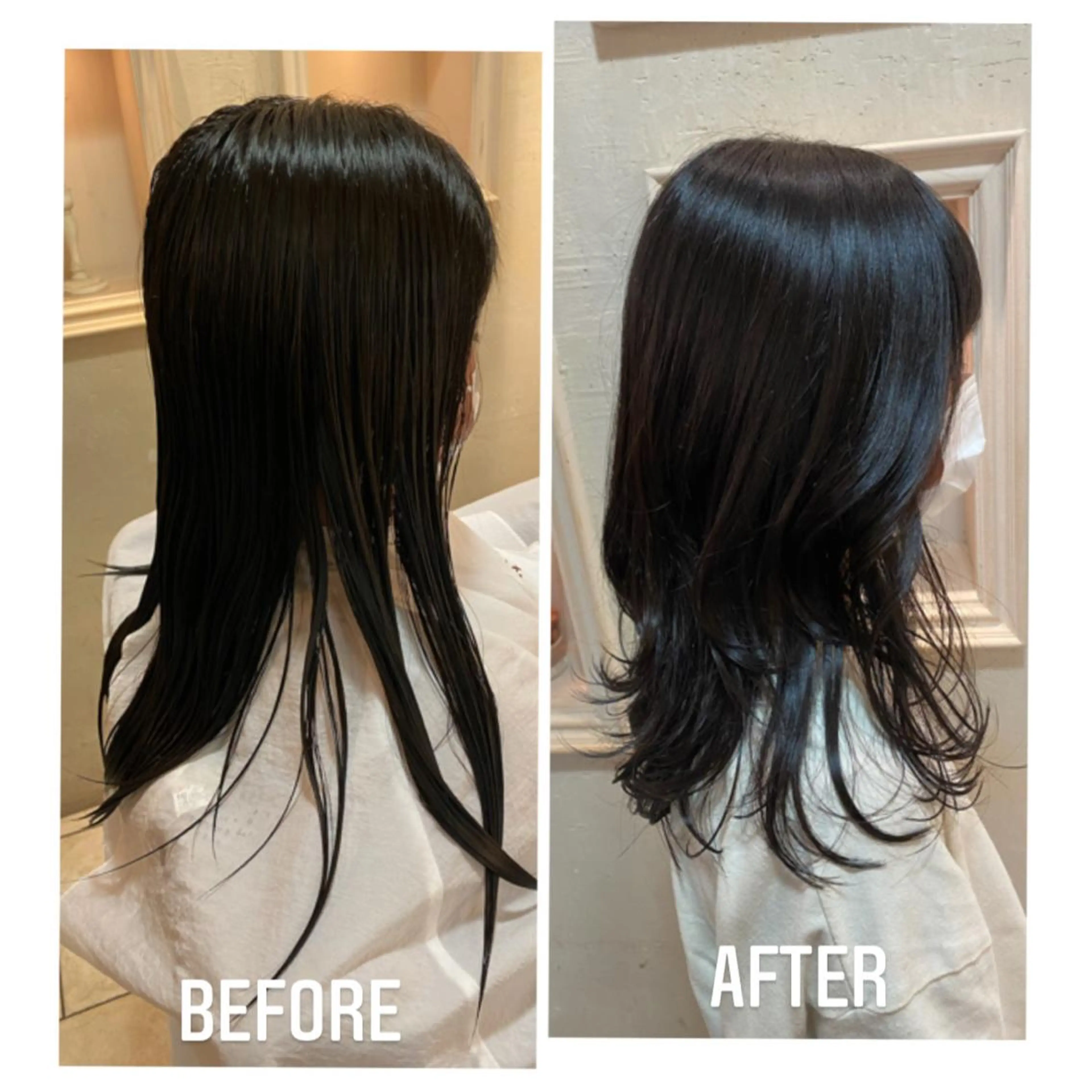 ロング レイヤーカット amie by afloat(エイミーバイアフロート)所属・井上 日菜乃のヘアスタイル