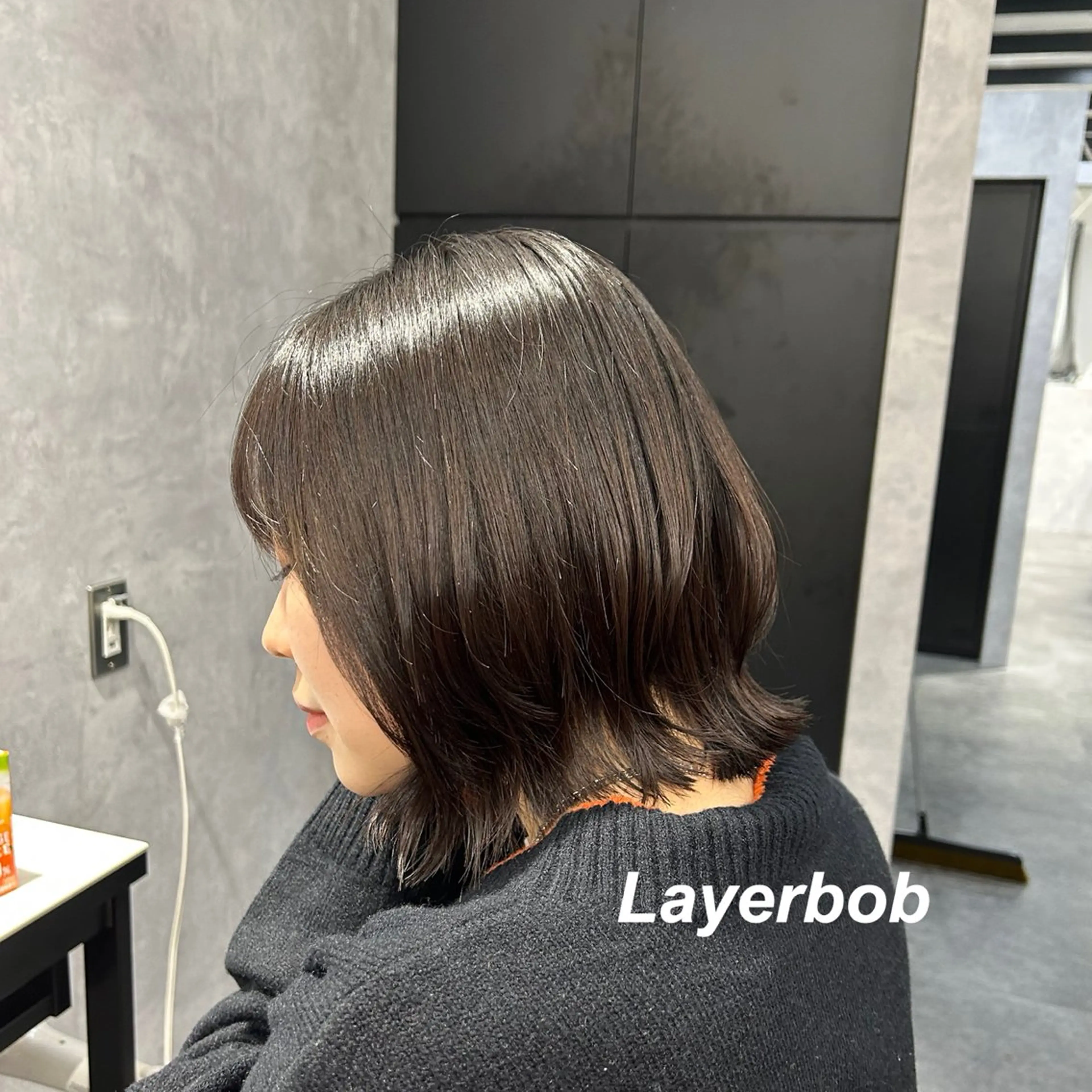 ミディアム カラー レイヤーカット カット ヘアカラー プルエクステ/インナ ーカラー🦊はるなのヘアスタイル