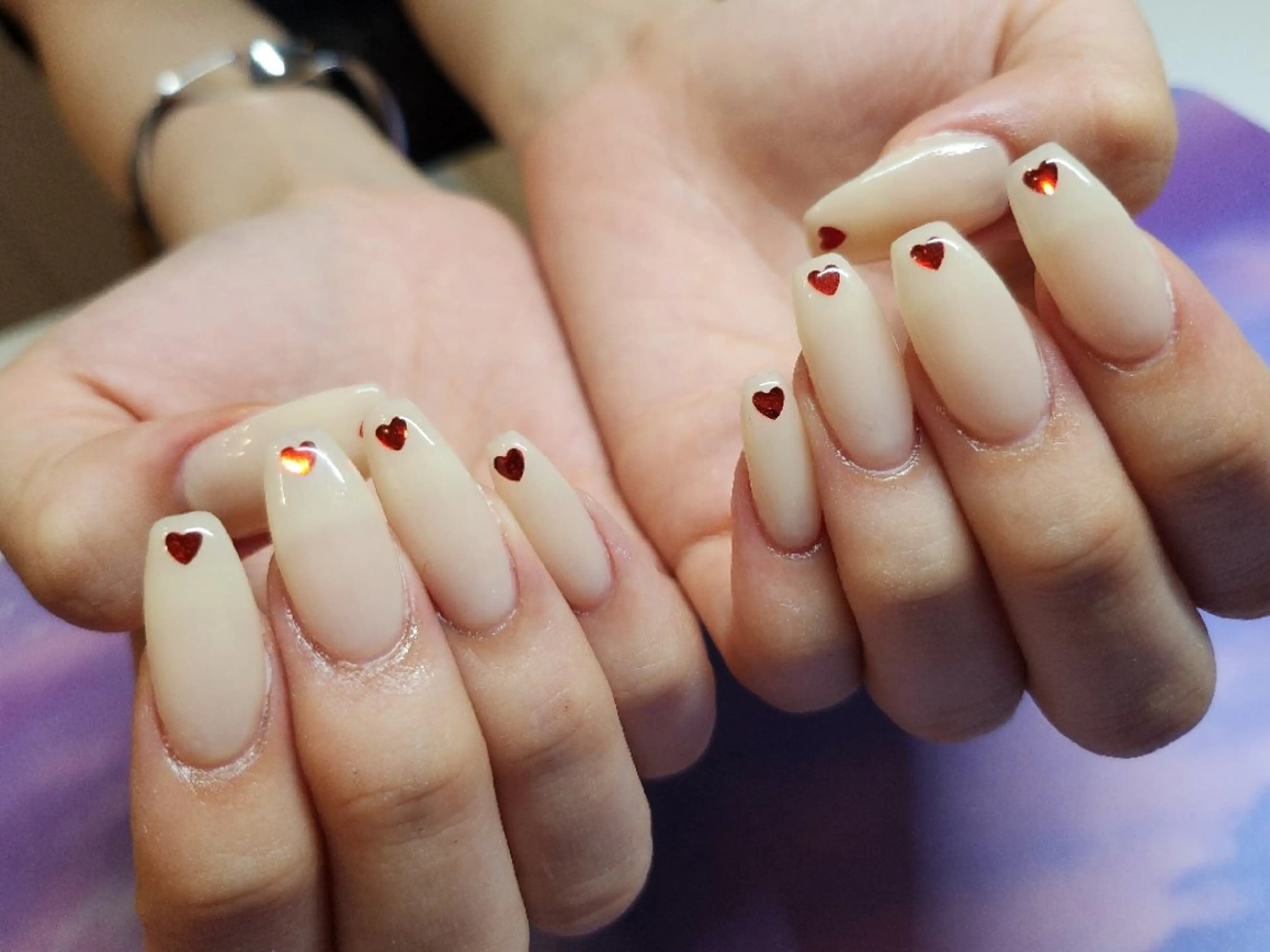 ネイル 長さ出し 💜bora .のネイルデザイン