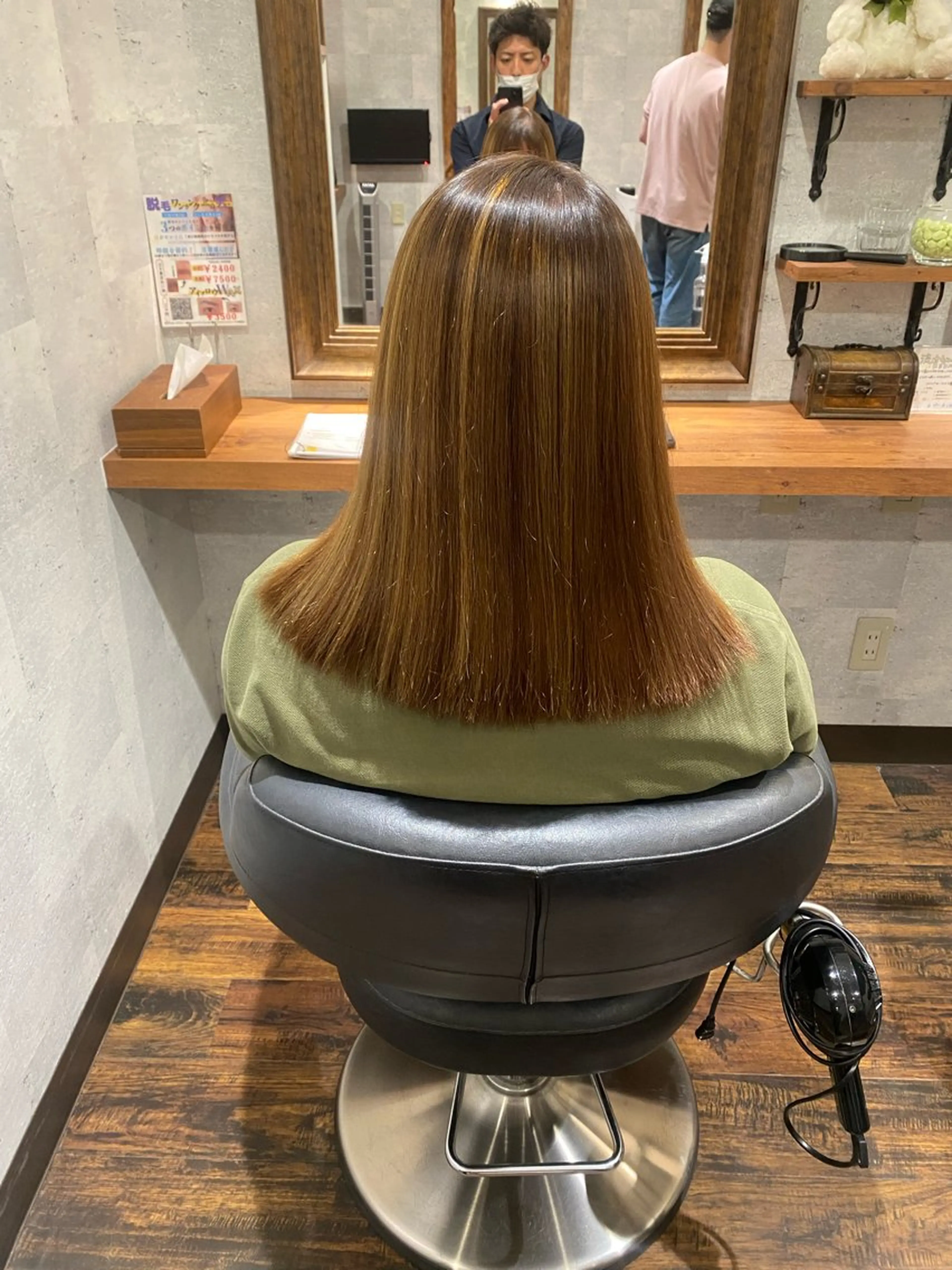 ミディアム 歴21年ジェルム代表 蕨1番矯正ヨシアキのヘアスタイル