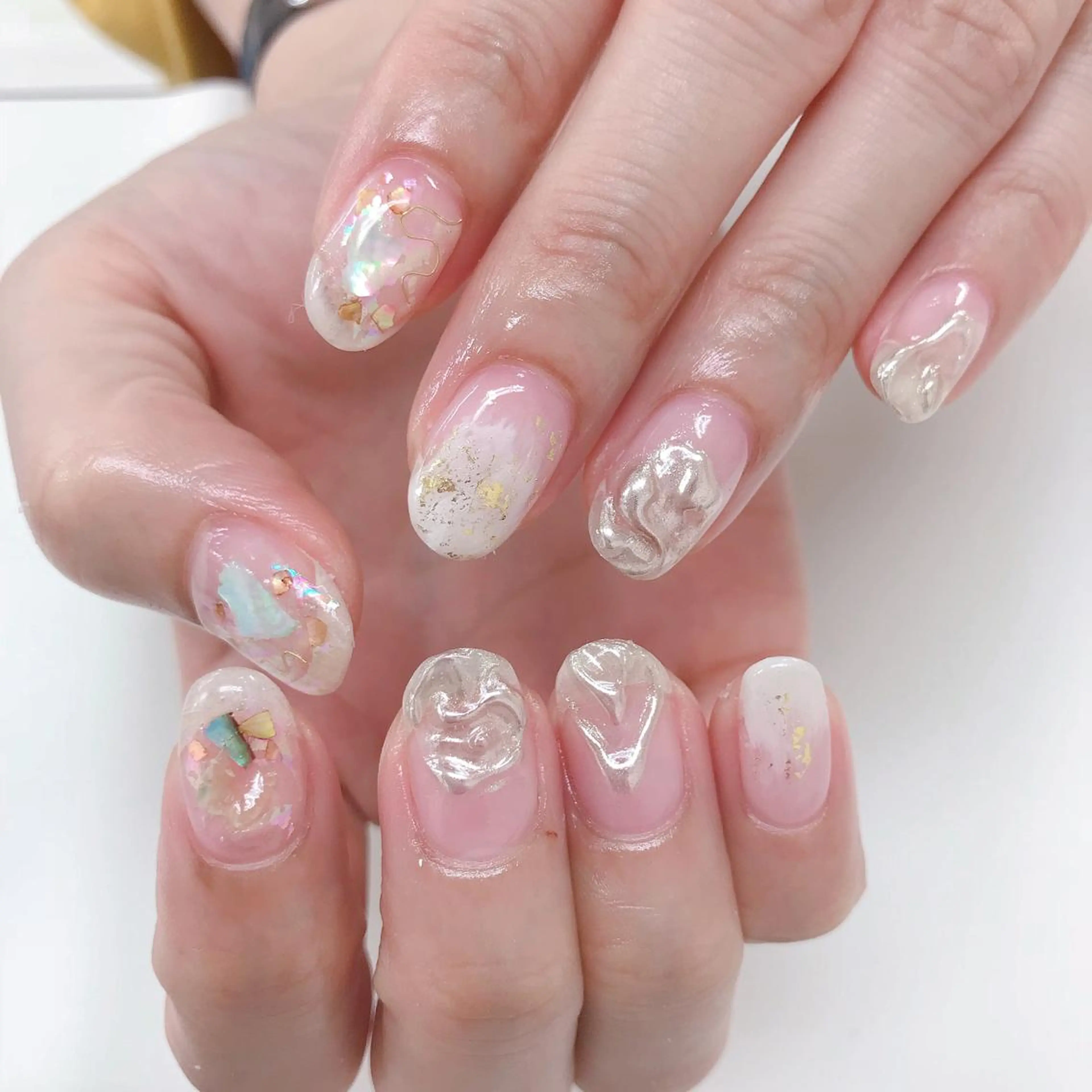 ネイル ニュアンスネイル ネイリスト あこのネイルデザイン