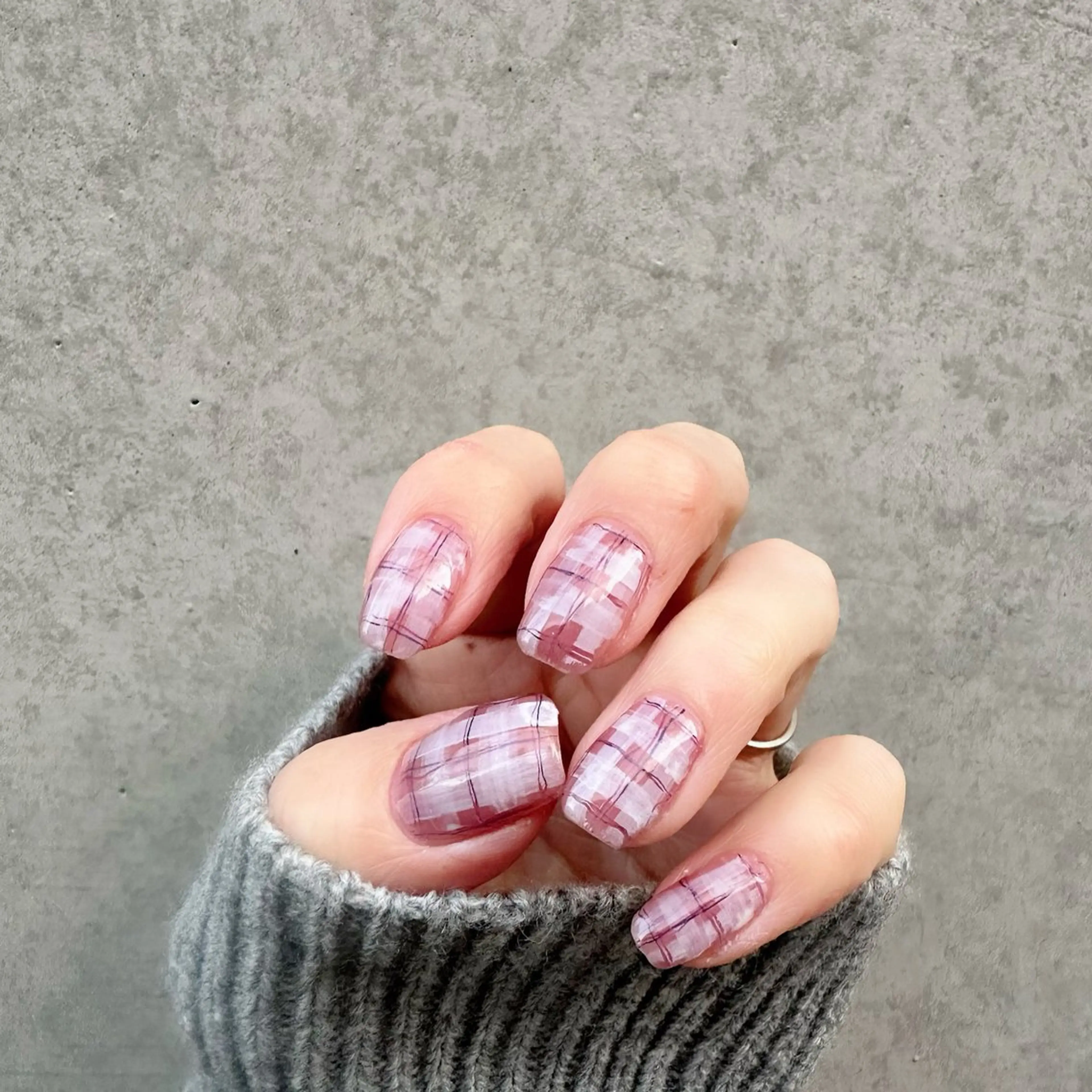 ネイル 氷ネイル・うるうるネイル 韓国ネイル ニュアンスネイル 冬ネイル 🪞KAPE NAIL 🪞のネイルデザイン