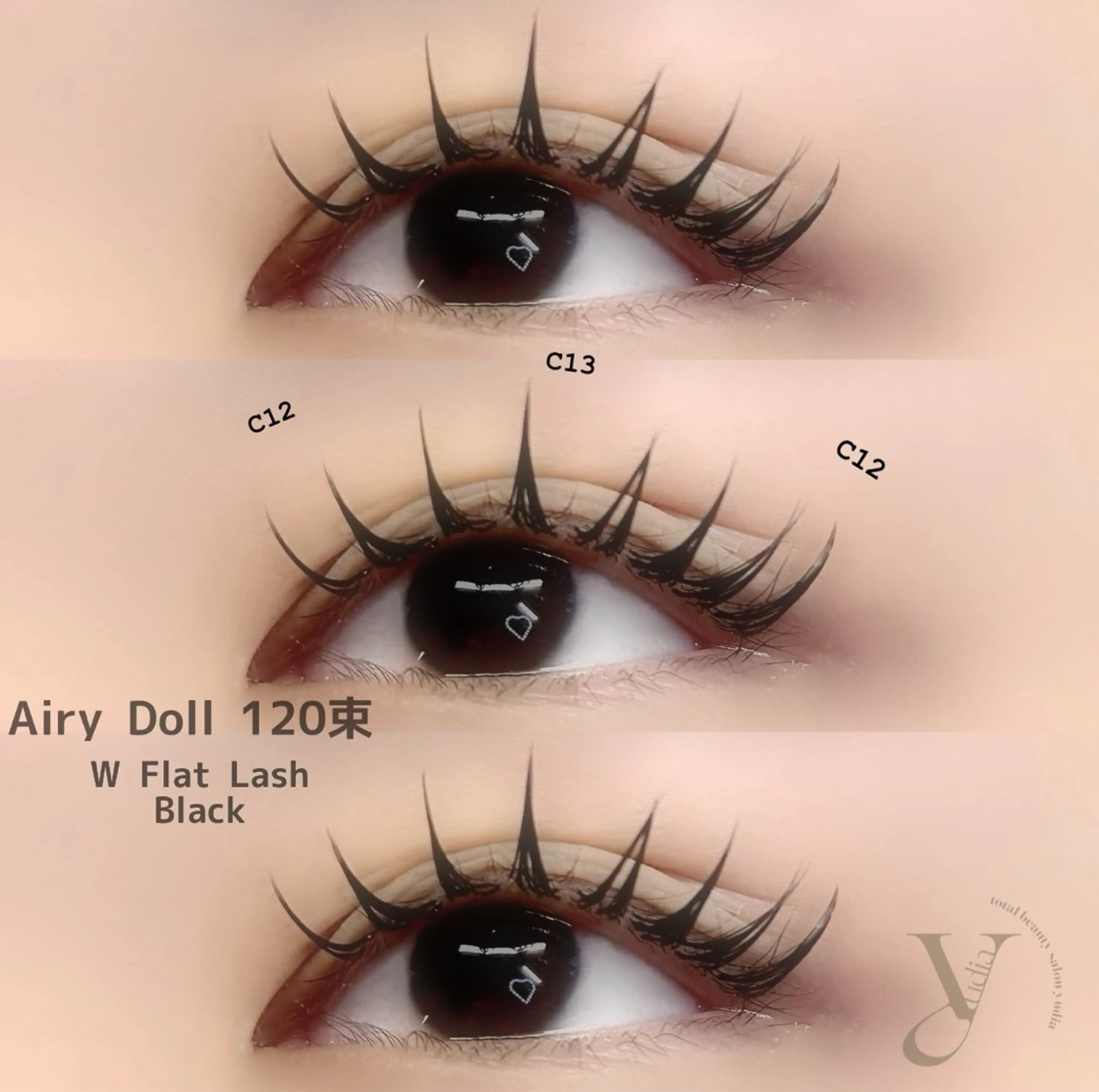 マツエク・マツパ フラットラッシュ 𝐧𝐞𝐨𝐧新宿 ❤️𝐀𝐲𝐚のマツエク・マツパデザイン