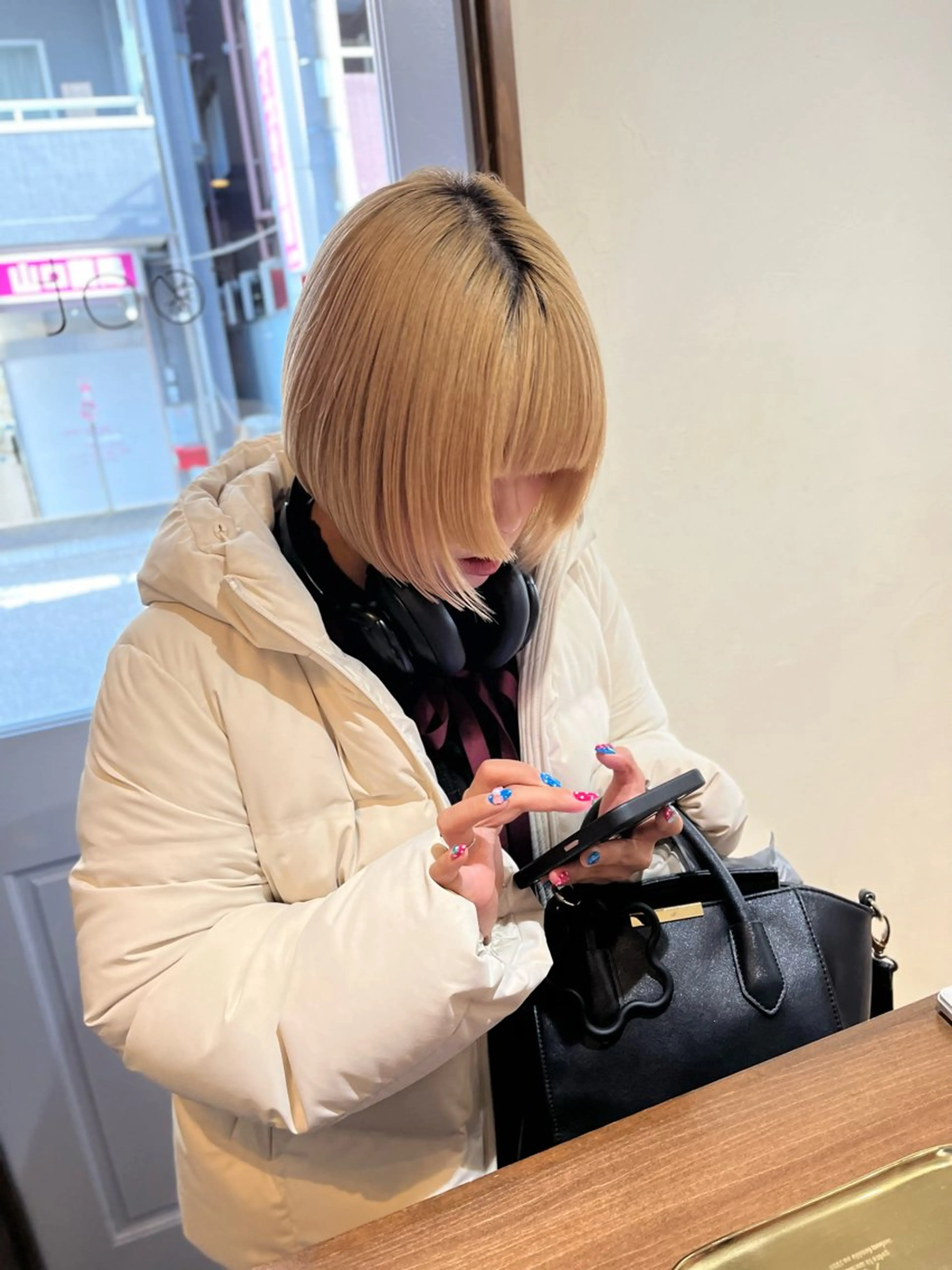 ショート ボブ mizo /ケアカラー/登戸のヘアスタイル