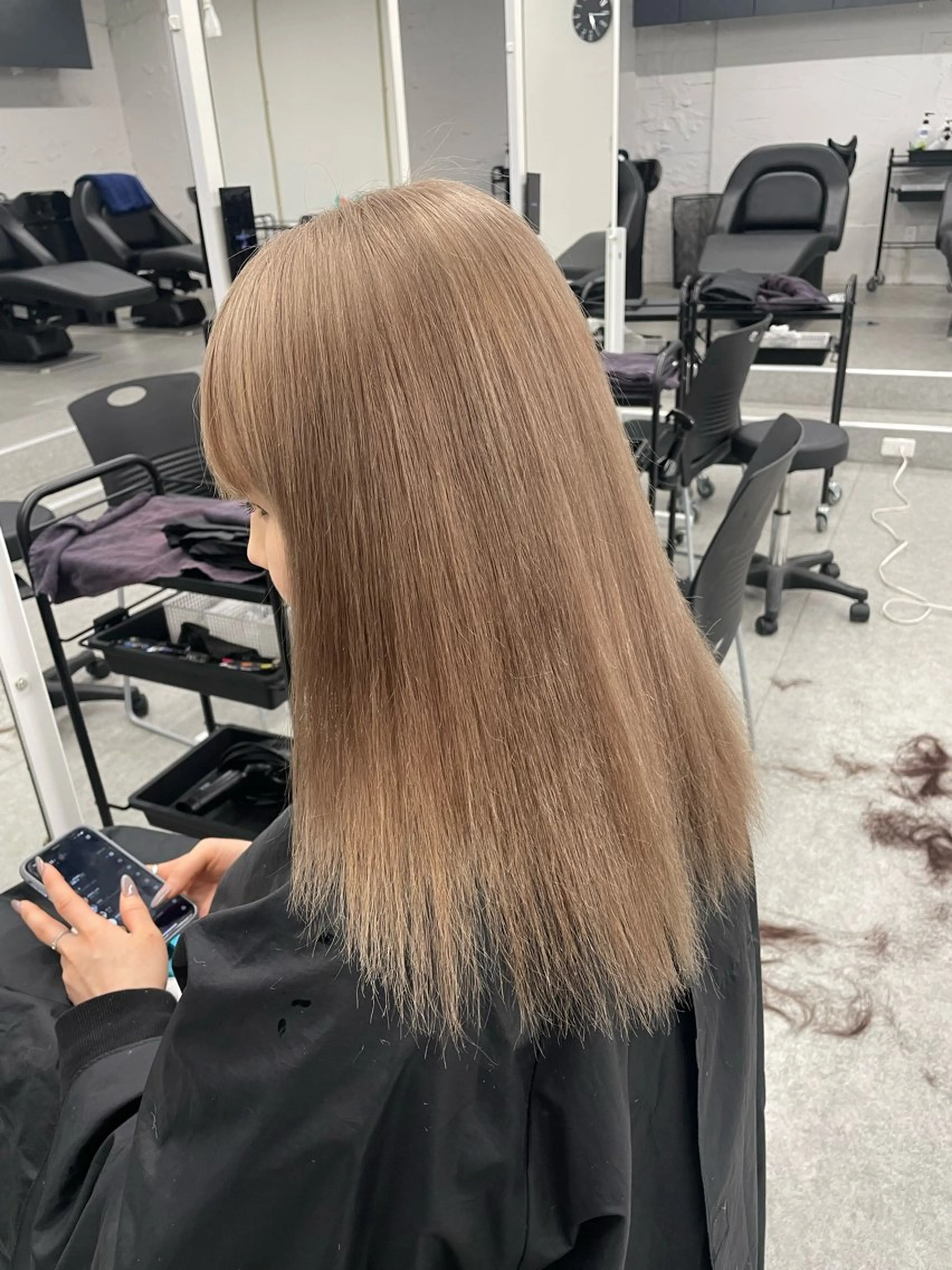 セミロング カラー 🌿透明感赤み消し Keishin🌿のヘアスタイル