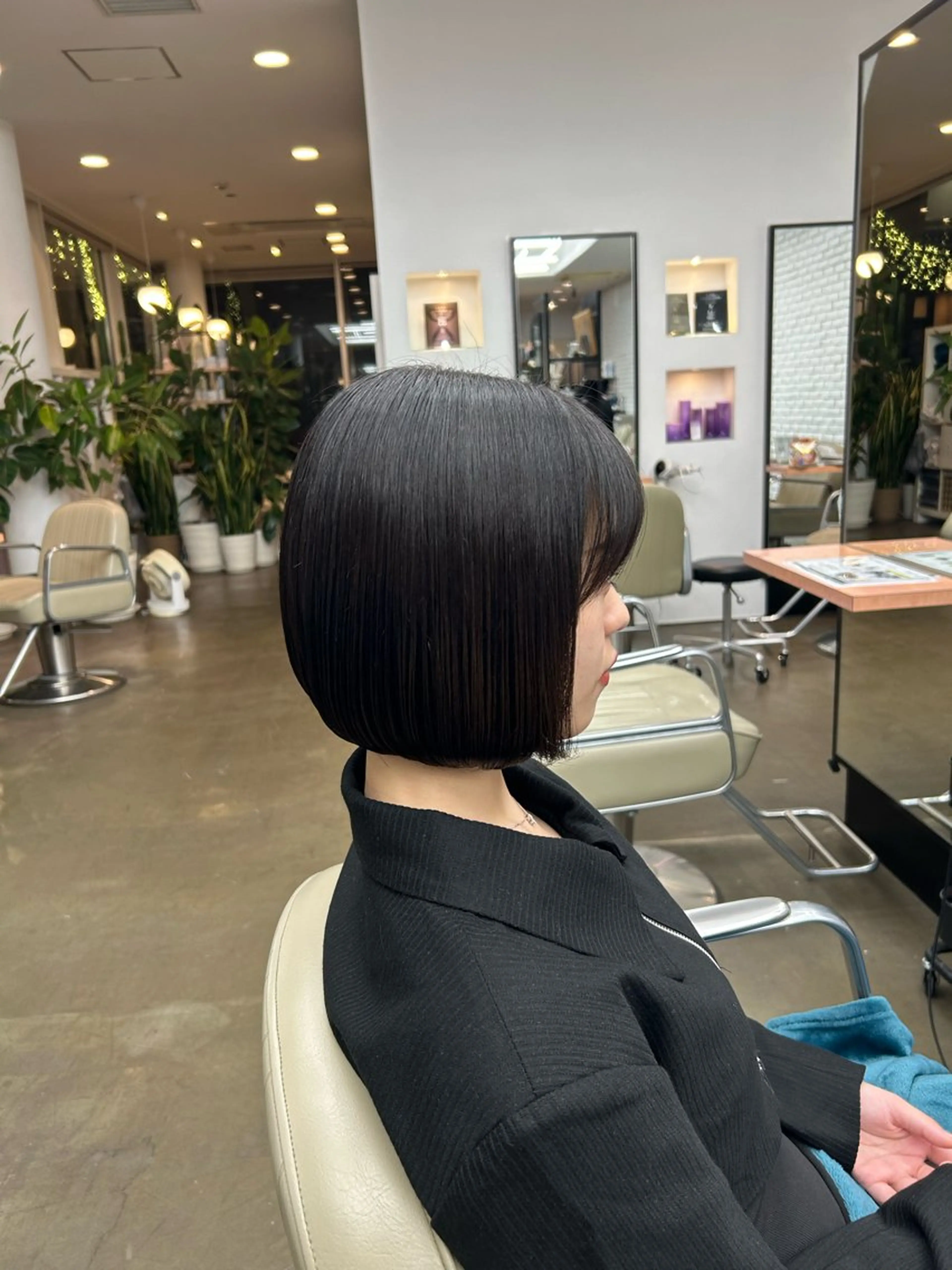 ショート パーマ ヘアアレンジ ストレートパーマ 🌼REINA 🌼韓国ボブ🌼赤坂のヘアスタイル
