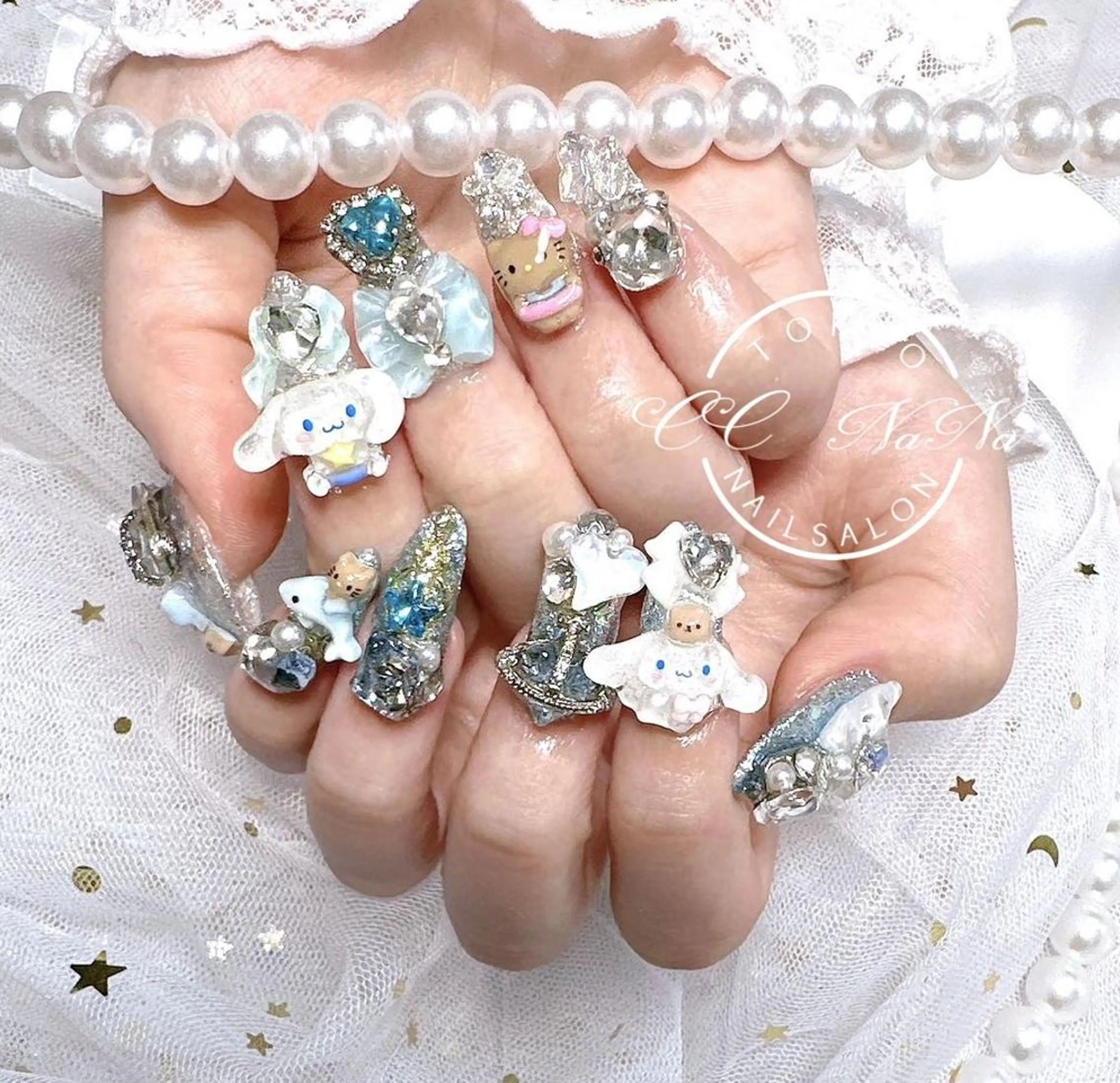 ネイル ハンドネイル 💎CC・NaNa 韓国風ネイル🌙のネイルデザイン