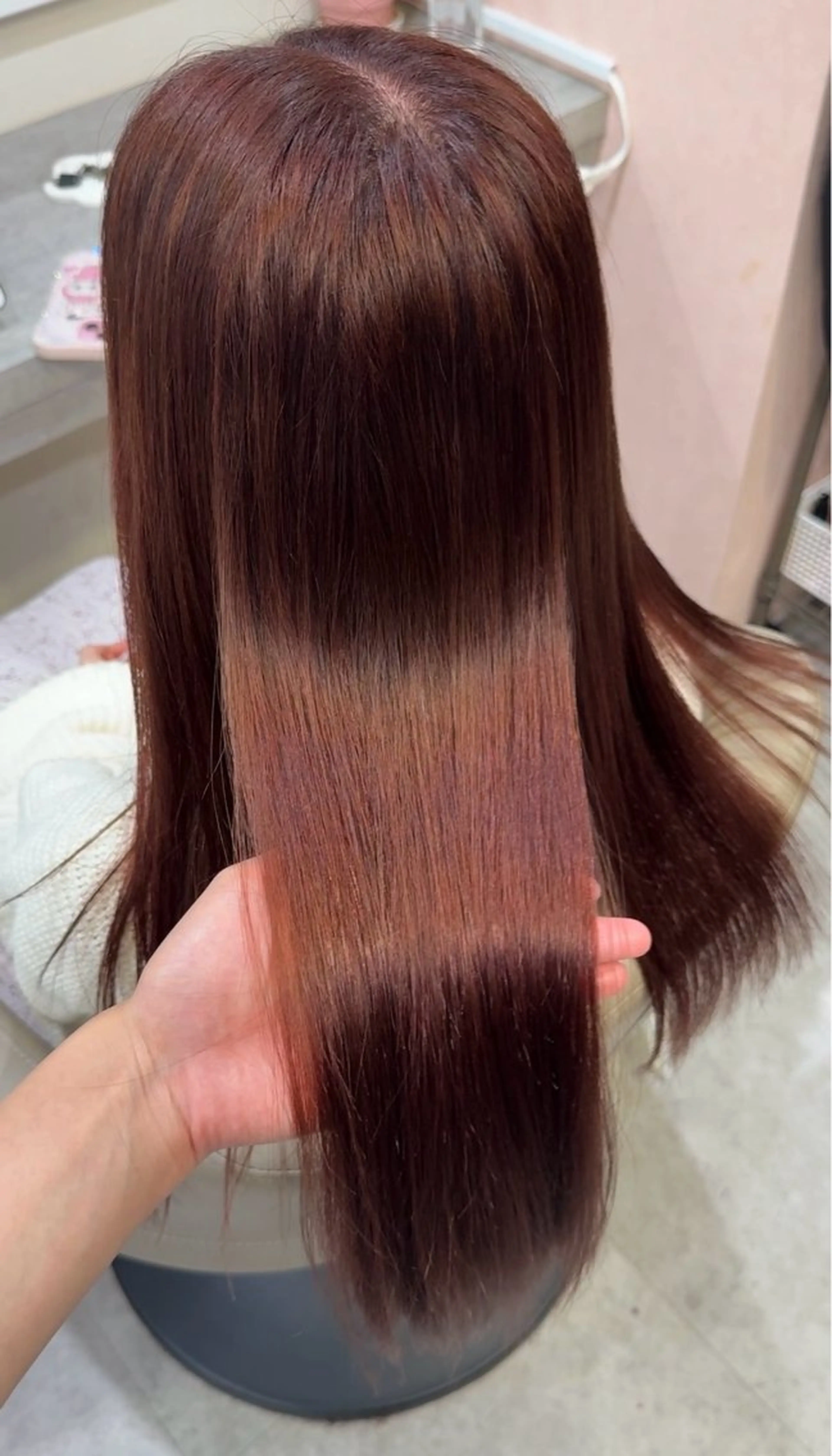 ロング カラー 透明感カラー ももかのヘアスタイル