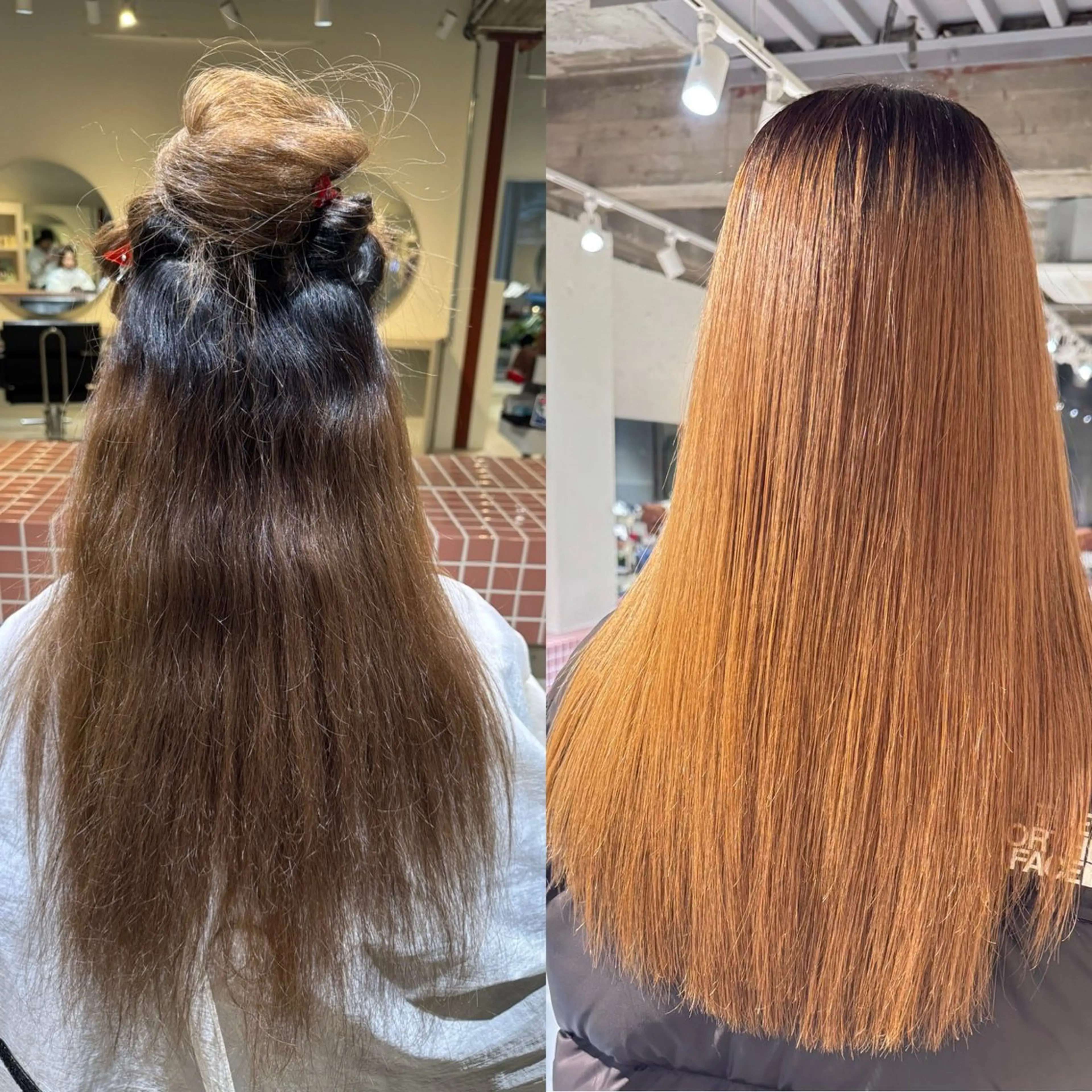 ロング 切りっぱなしボブ ショートボブ アッシュ ボブ ハイライト eto所属・髪質改善スペシャリス ト長尾勇弥/梅田中津のヘアスタイル