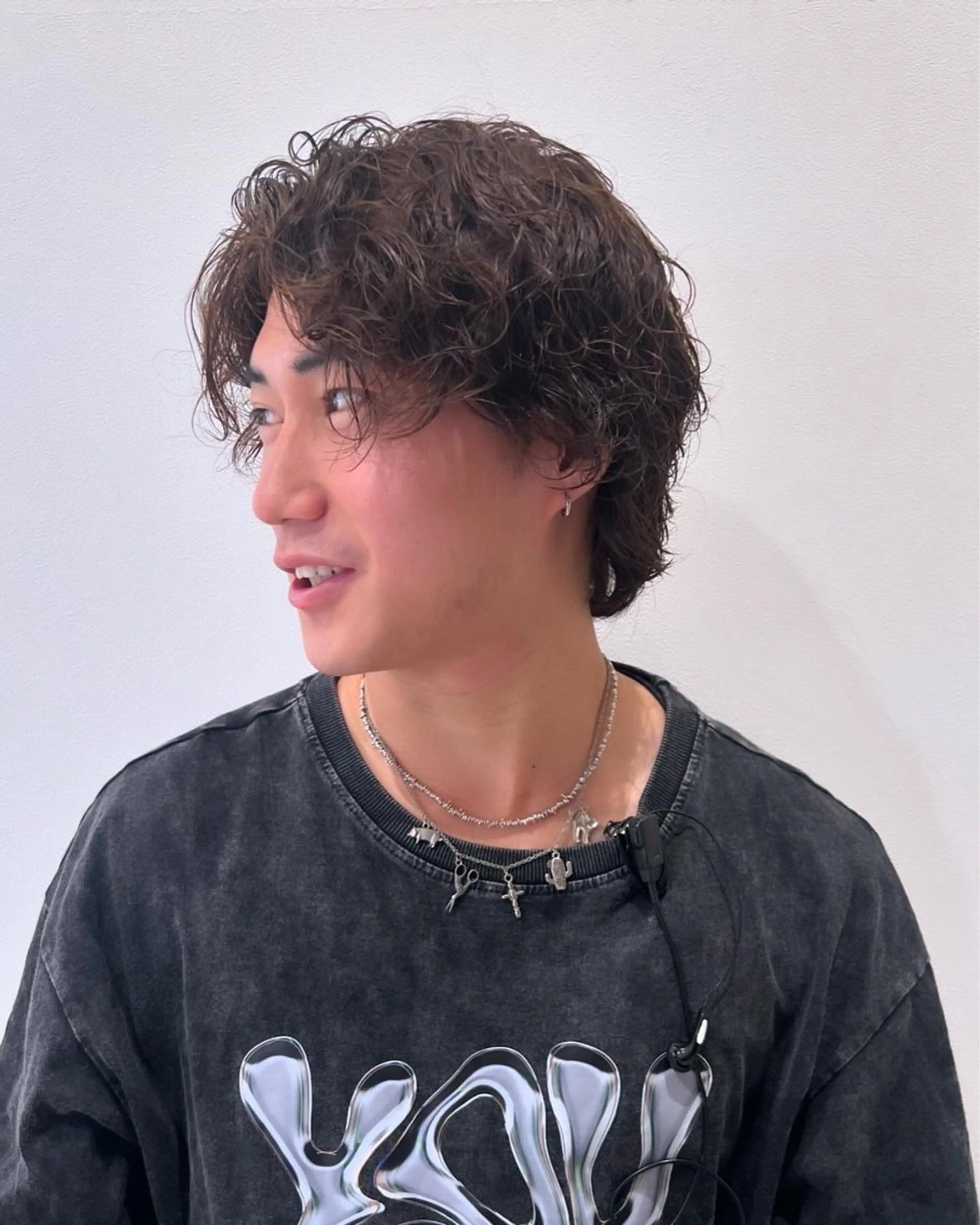 パーマ メンズ メンズパーマ カット パーマ 🫧Ai/ ロロネー森ノ宮💖のヘアスタイル