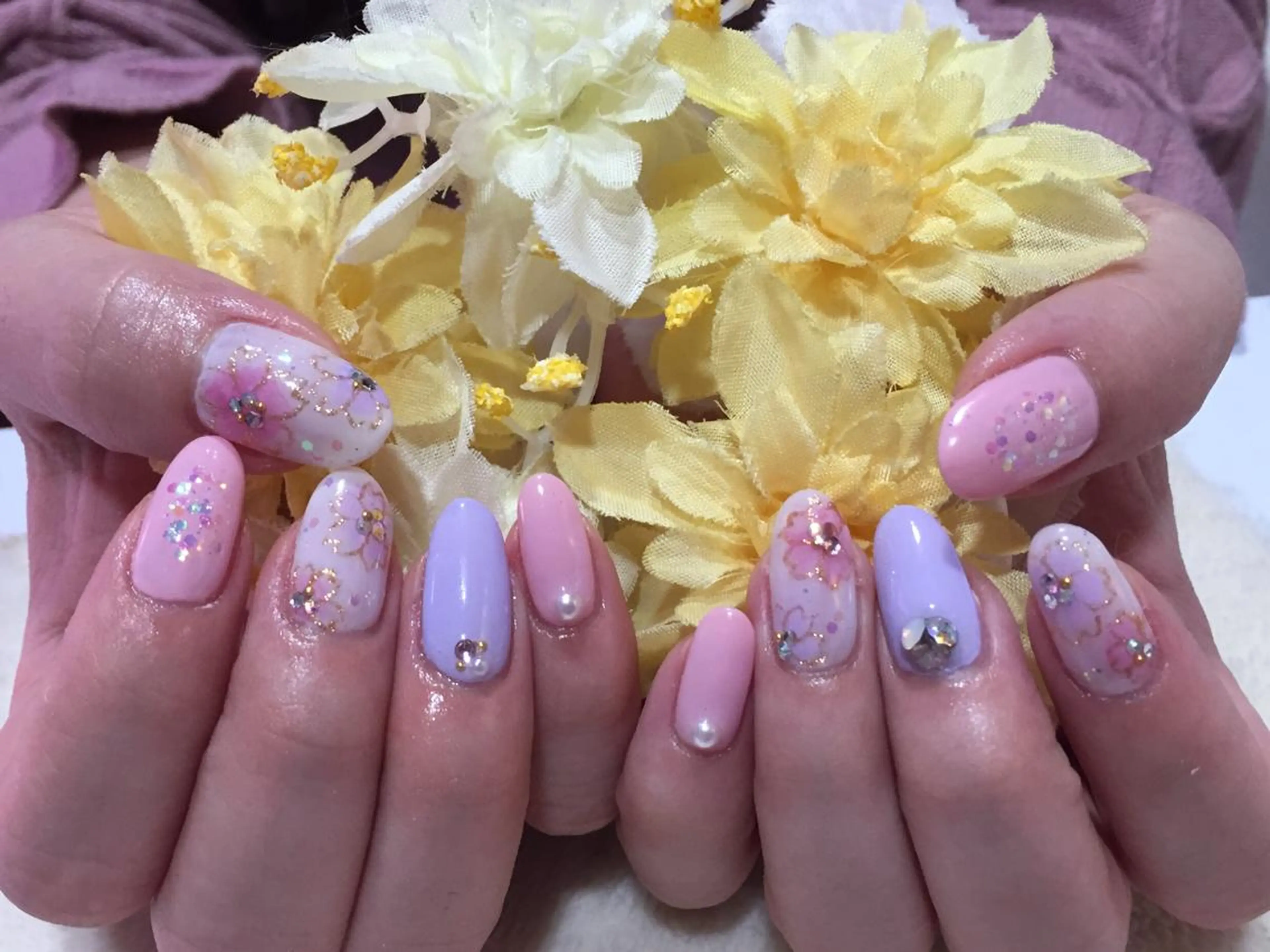 ネイル nail & eyelash Sympa 新横浜所属・𝓢𝔂𝓶𝓹𝓪 𝓜iwako🐰ᩚのネイルデザイン