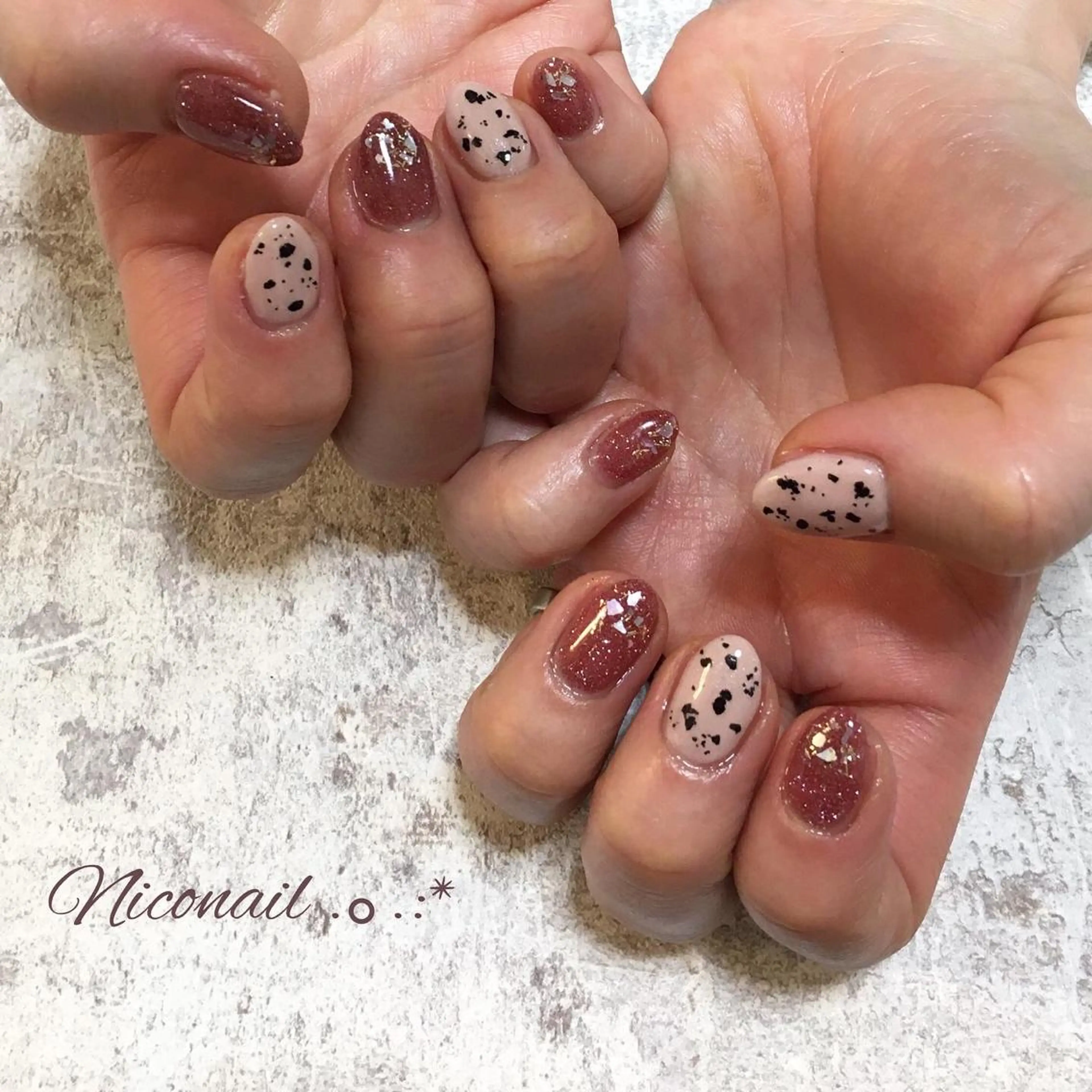 ネイル アートネイル ワンカラーネイル Niconail ☆ 仙川/ Aiのネイルデザイン