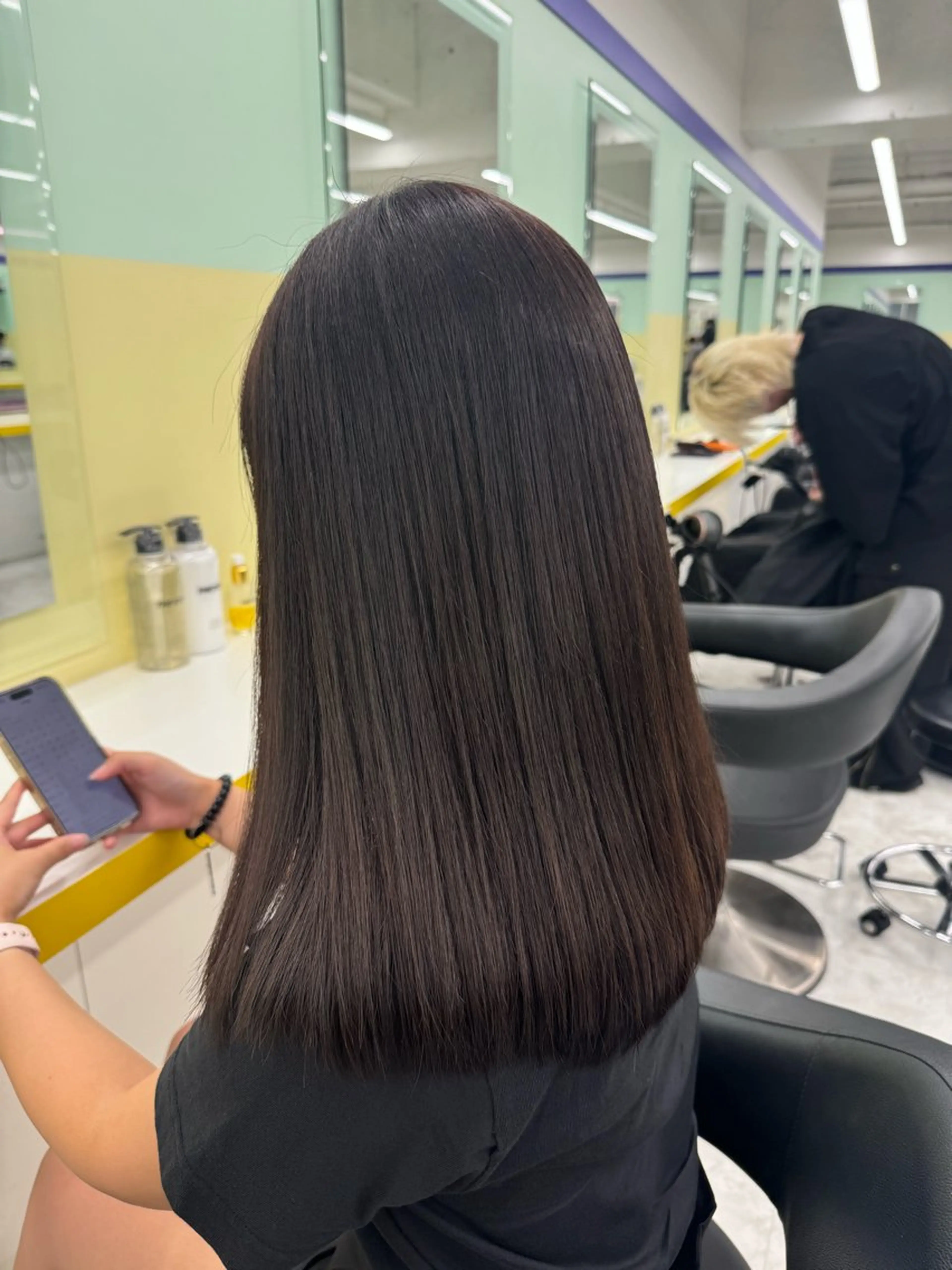 ミディアム トリートメント ヘッドスパ ヘアセット 🤍透明感トレンド 🤍上品ヘア🤍のヘアスタイル