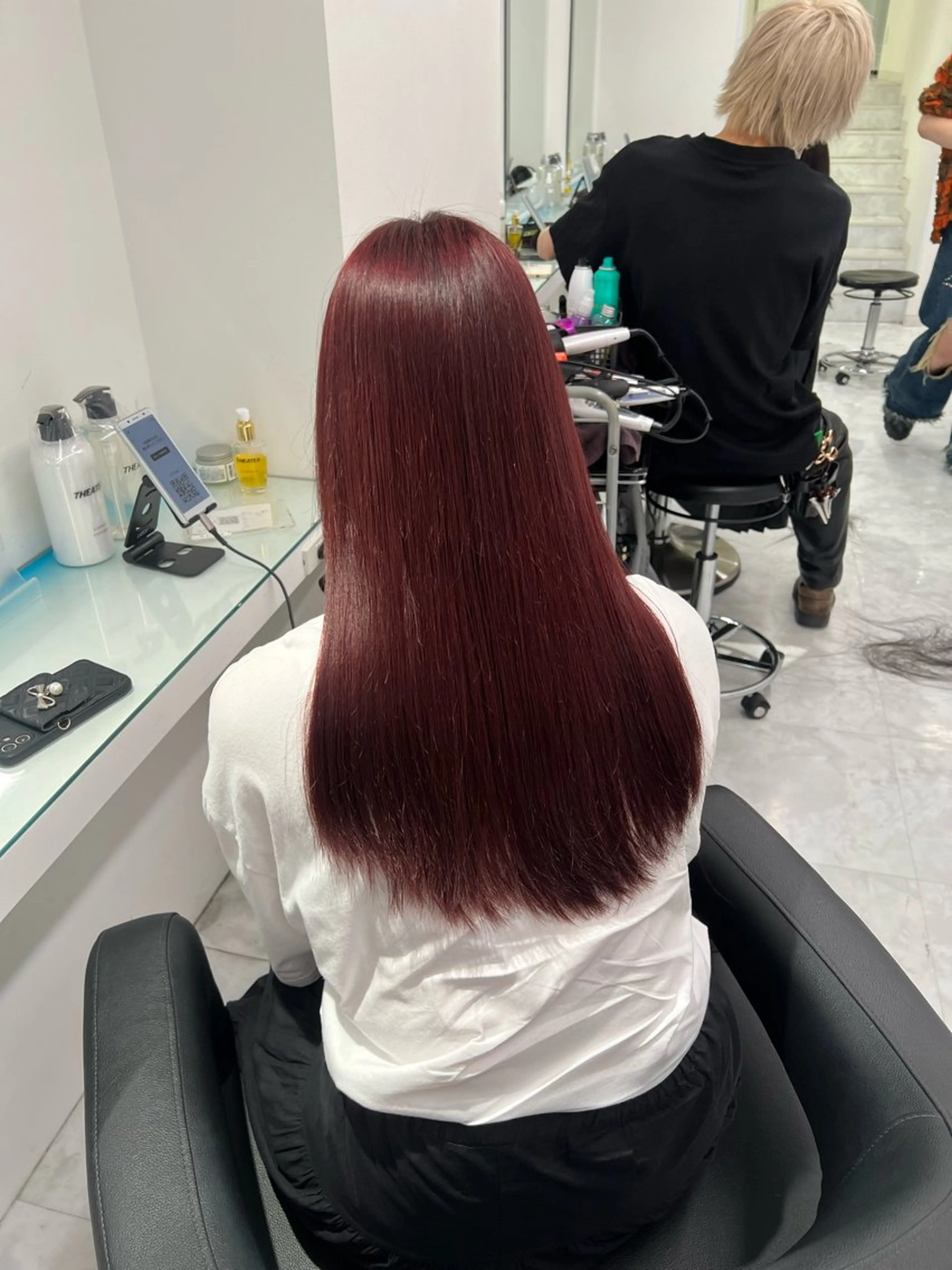 カラー ヘアカラー トリートメント ヘッドスパ ヘアセット ブリーチなし透明感 💗RYOTAのヘアスタイル