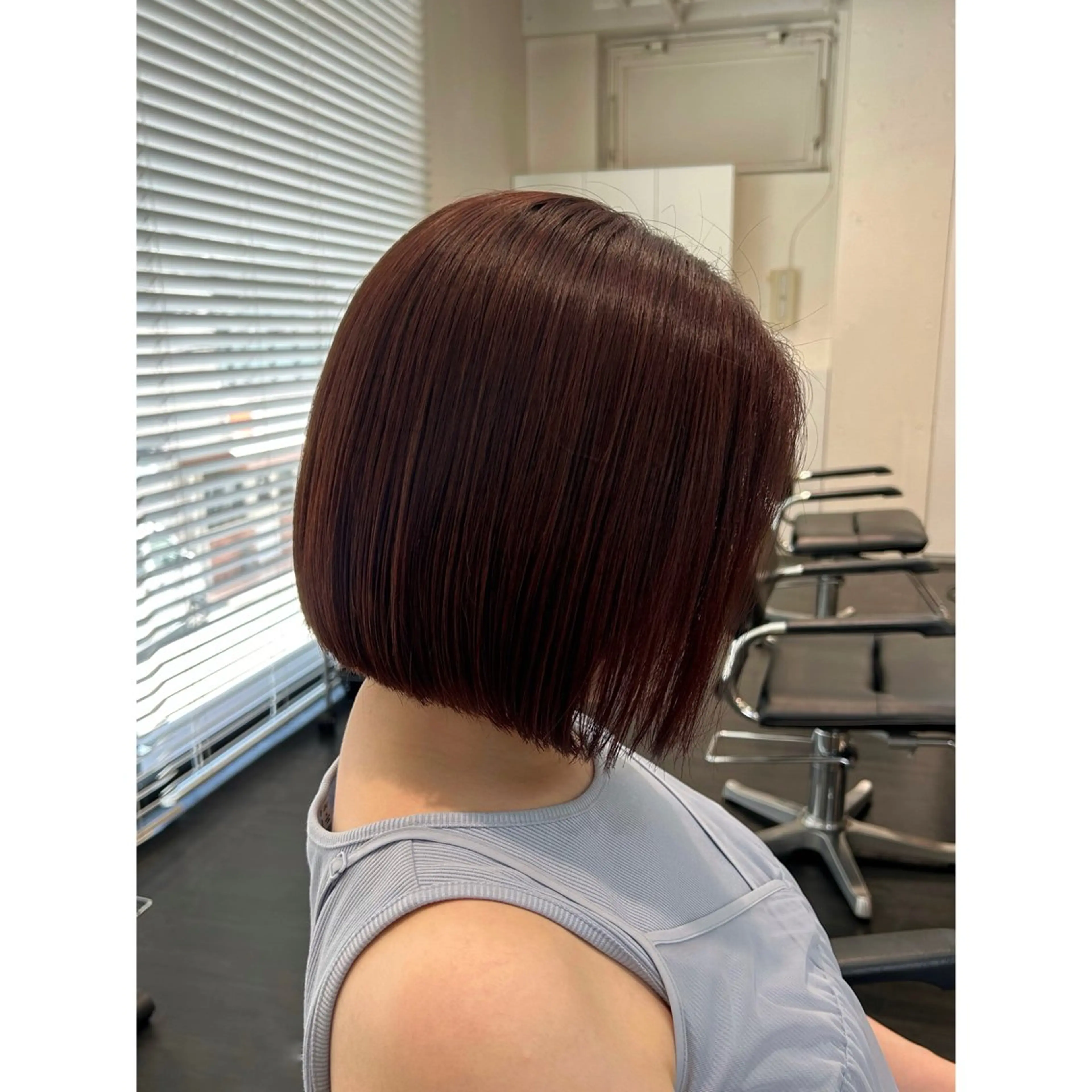 ショート カラー ブリーチ カシス ラベンダーカラー ブリーチなしカラー ピンクカラー カット ヘアカラー Mplus  二子玉川所属・◎鹿嶋◎暖色ｶﾗｰ /ﾒﾝｽﾞﾊﾟｰﾏのヘアスタイル