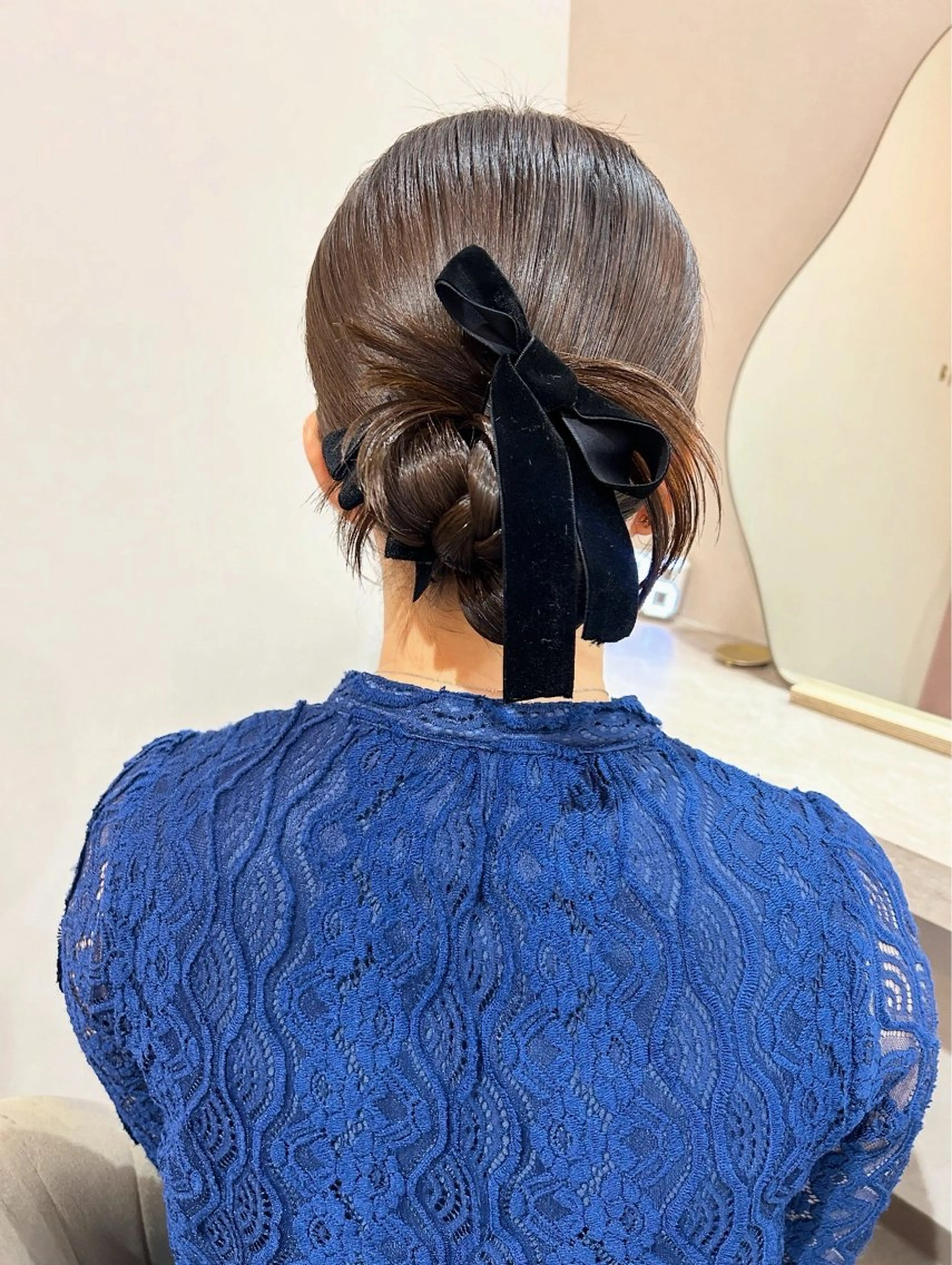 ミディアム ヘアセット 平沼 葉津紀のヘアスタイル