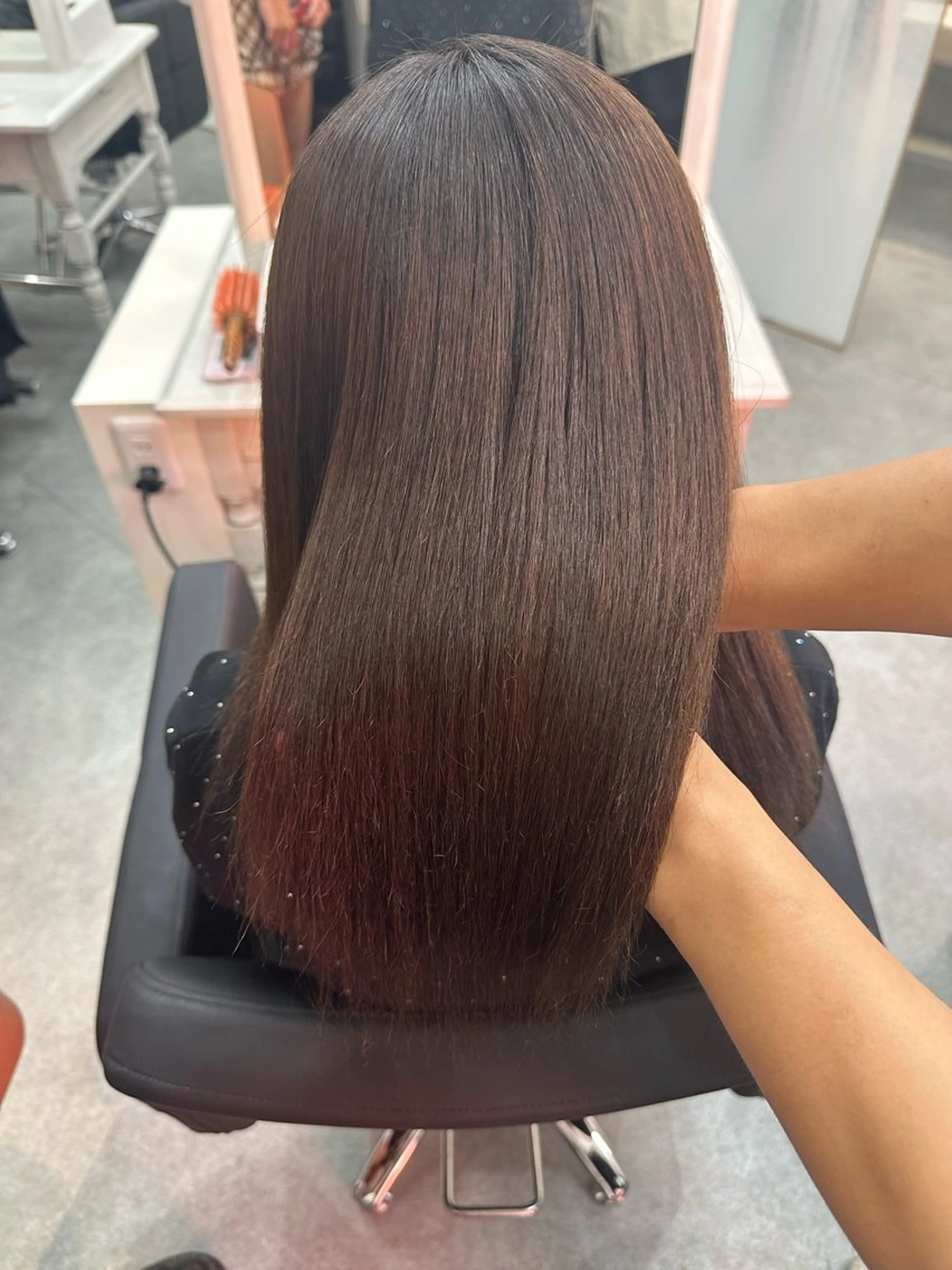 カラー ヘアカラー トリートメント alpha. カラーエクステ下妻のヘアスタイル