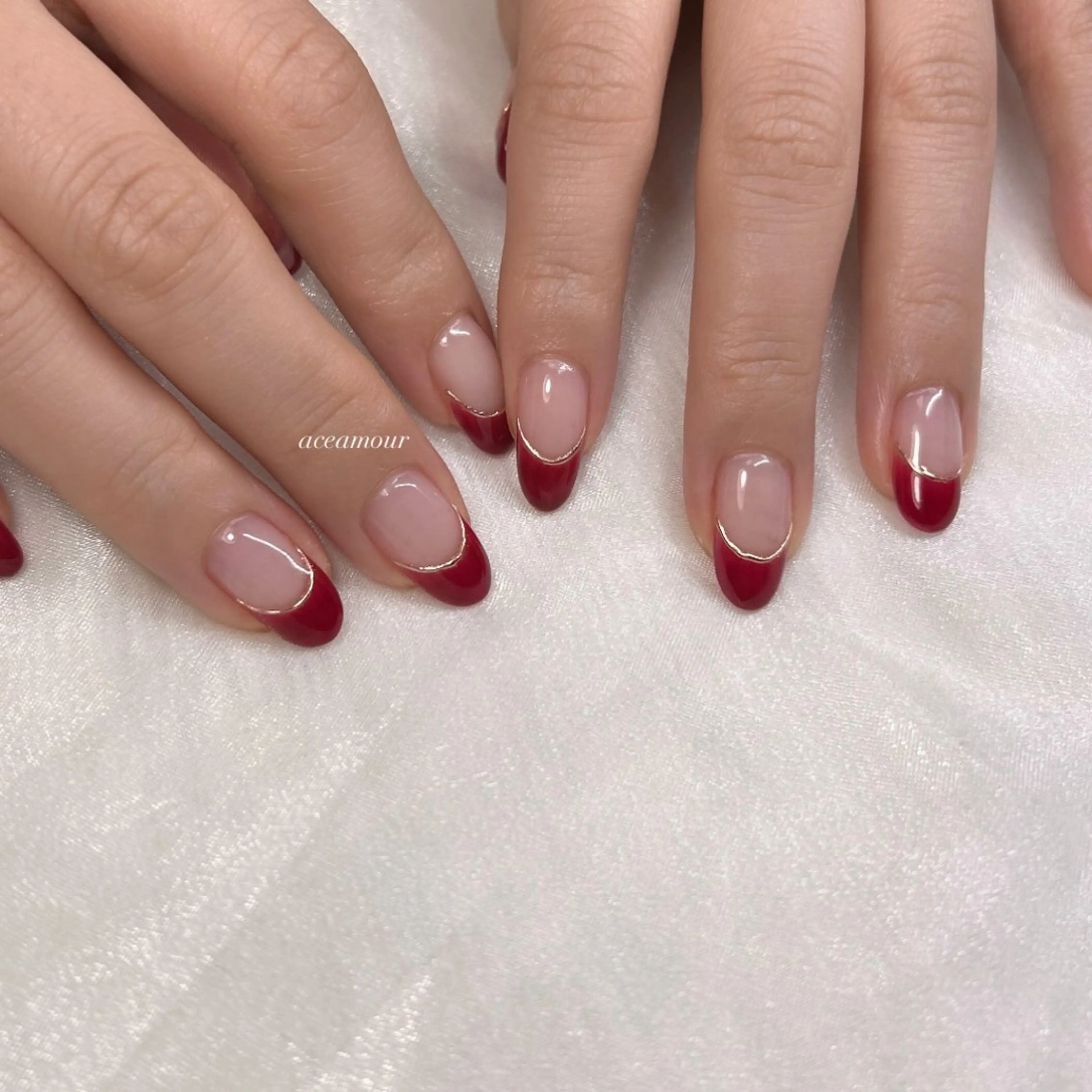 ネイル ミラーネイル ネイル/耳つぼ /新ホワイトニングのネイルデザイン