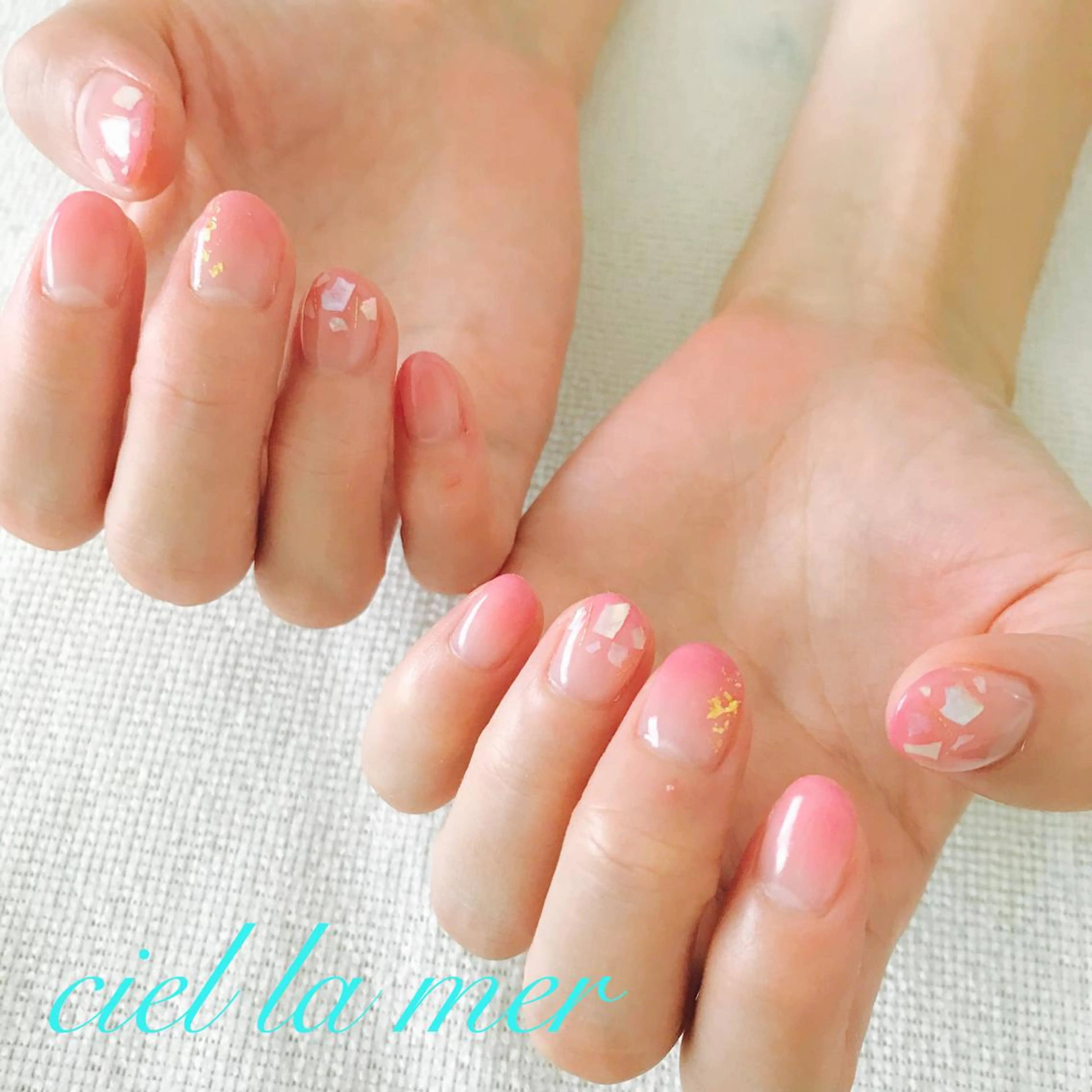 ネイル ハンドネイル フットネイル ciel la merのネイルデザイン