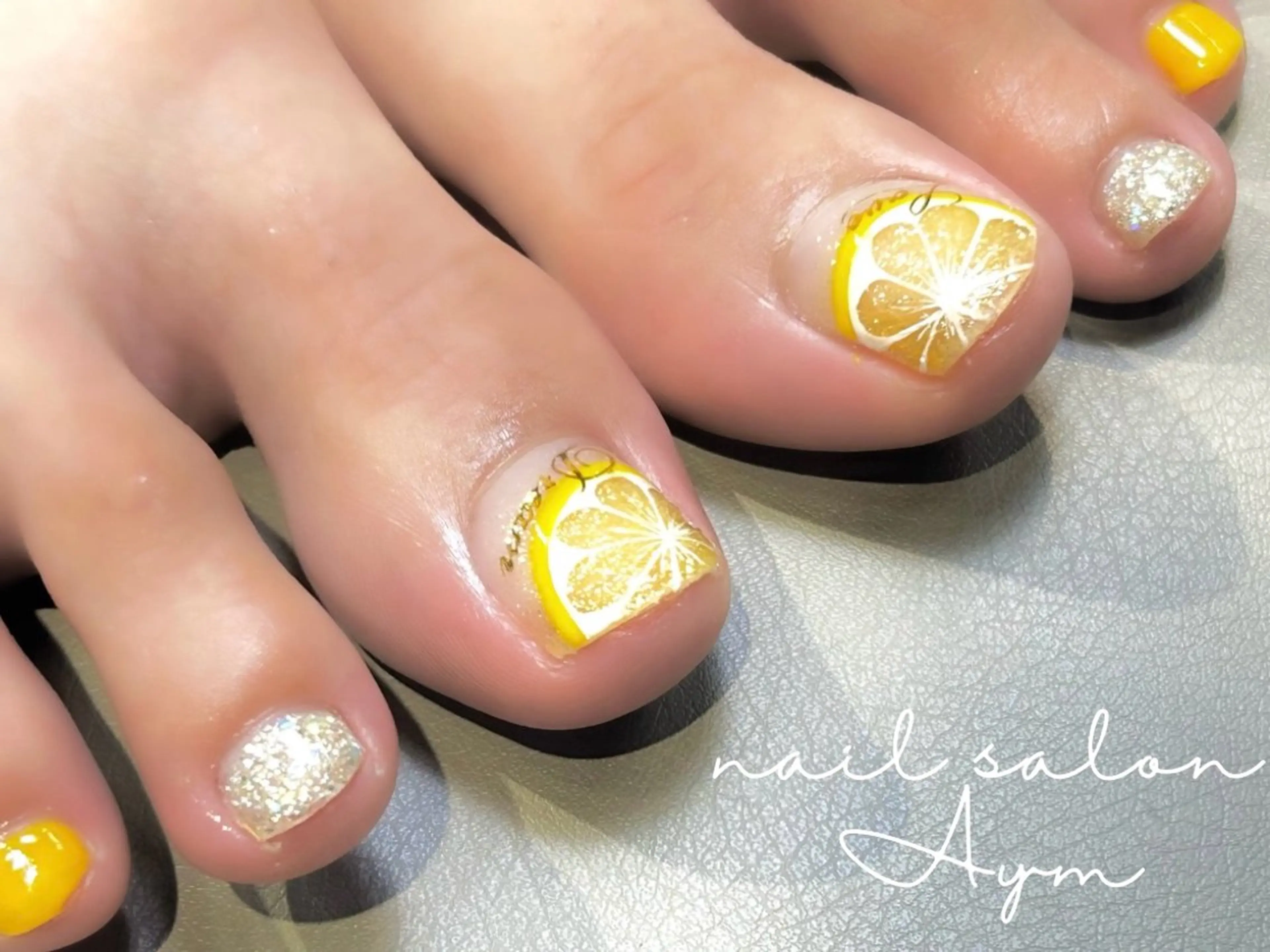 ネイル フットネイル 夏ネイル nail salon  Aym所属・nail salon Aymのネイルデザイン