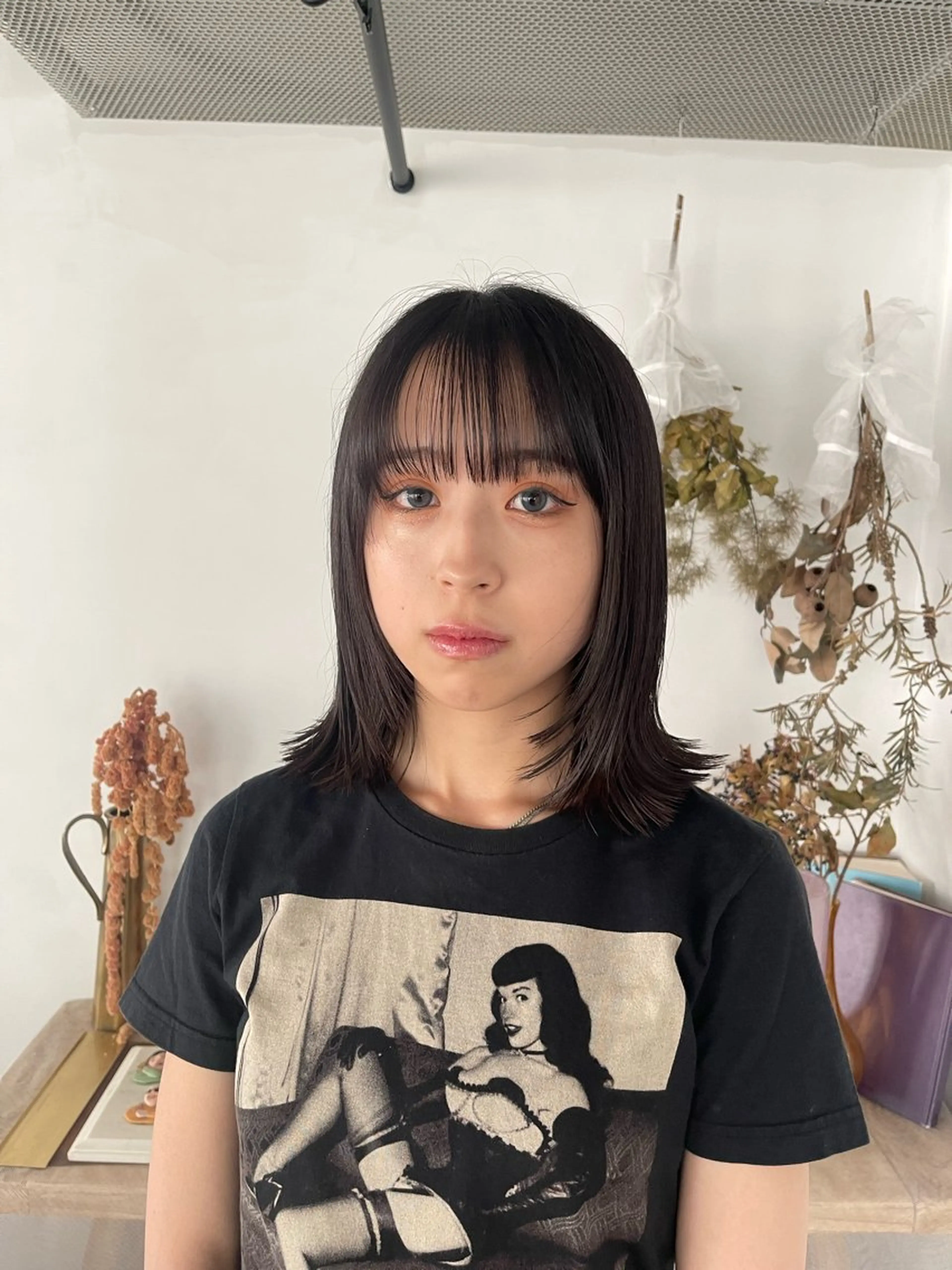 ミディアム カラー 透明感カラー ボブ/レイヤー /河内温太のヘアスタイル