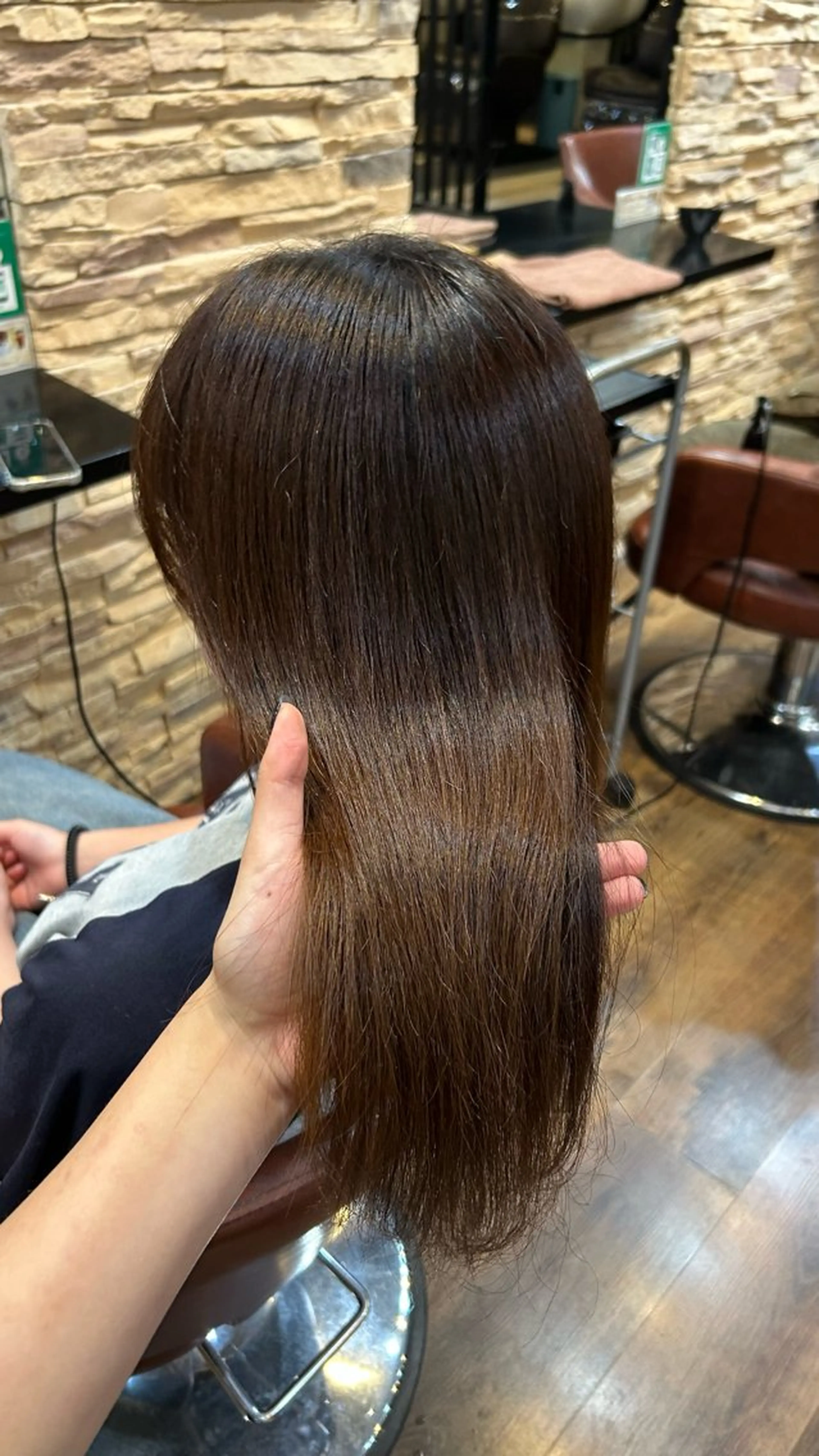 セミロング 縮毛矯正 トリートメント 【カットモデル募集 】サキ🫧のヘアスタイル