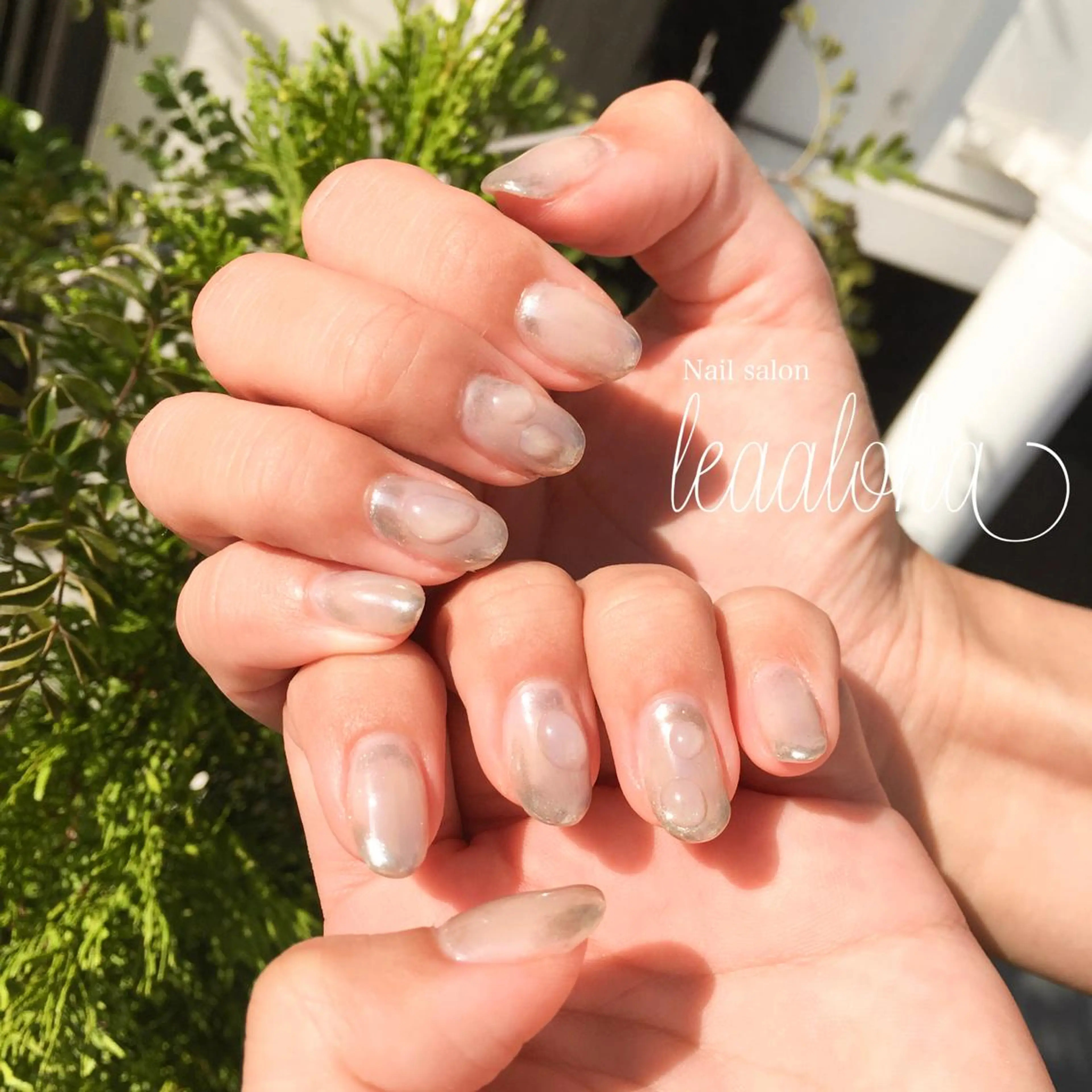 ネイル アートネイル ブラウン クリアネイル フットネイル ジェルネイル ハンドネイル フットネイル leaaloha　byBROWN HAIR所属・レアアロハ宇都宮 /ネイル.脱毛のネイルデザイン