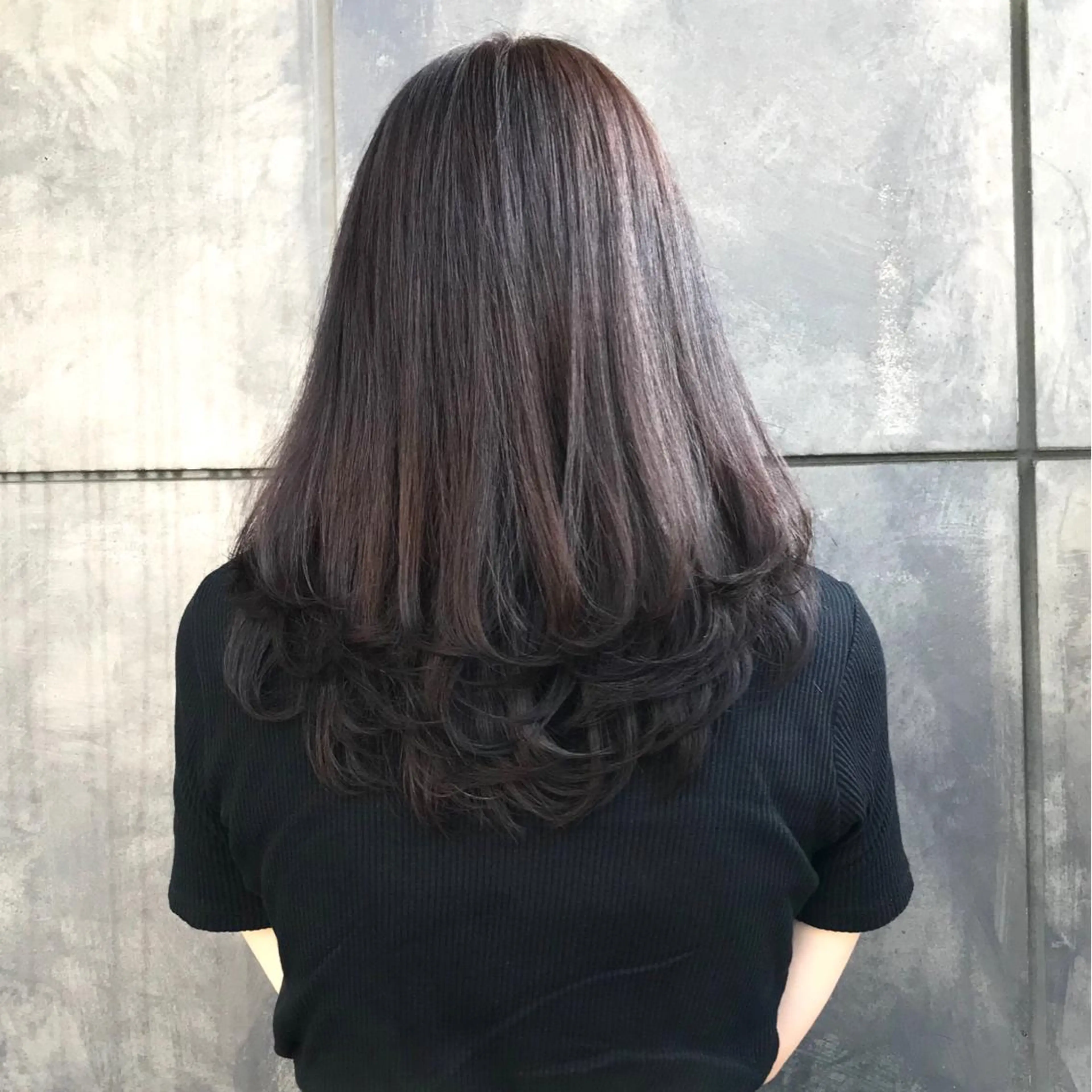 セミロング タンバルモリ ヨシンモリ ムルギョル巻き 韓国風ヘア レイヤーカット サロウィン所属・K-POP好き美容師 🇰🇷Kai.Yのヘアスタイル