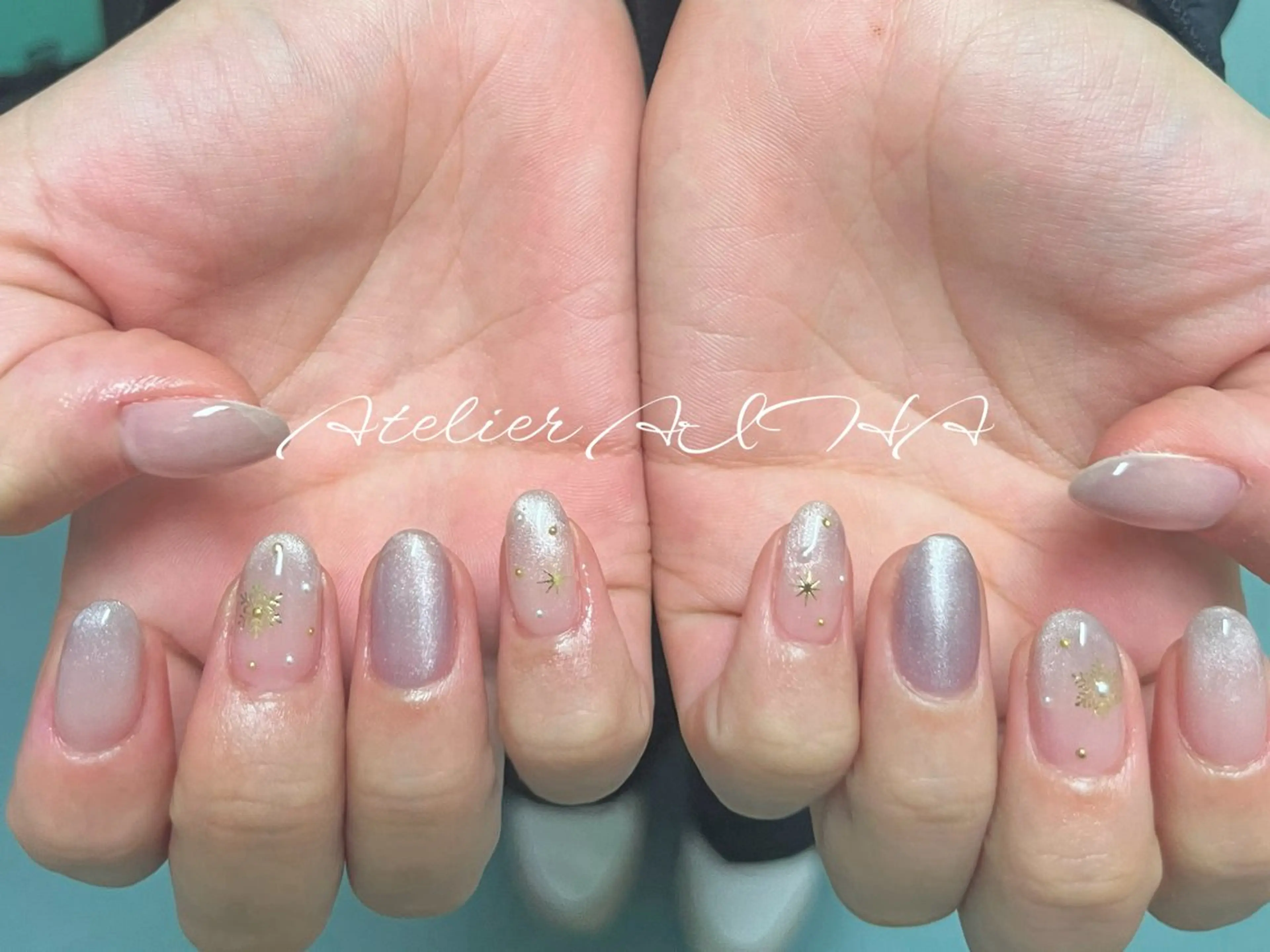ミディアム ハンドネイル アトリエAIHA所属・アトリエAIHA★ フィルイン推奨サロンのネイルデザイン