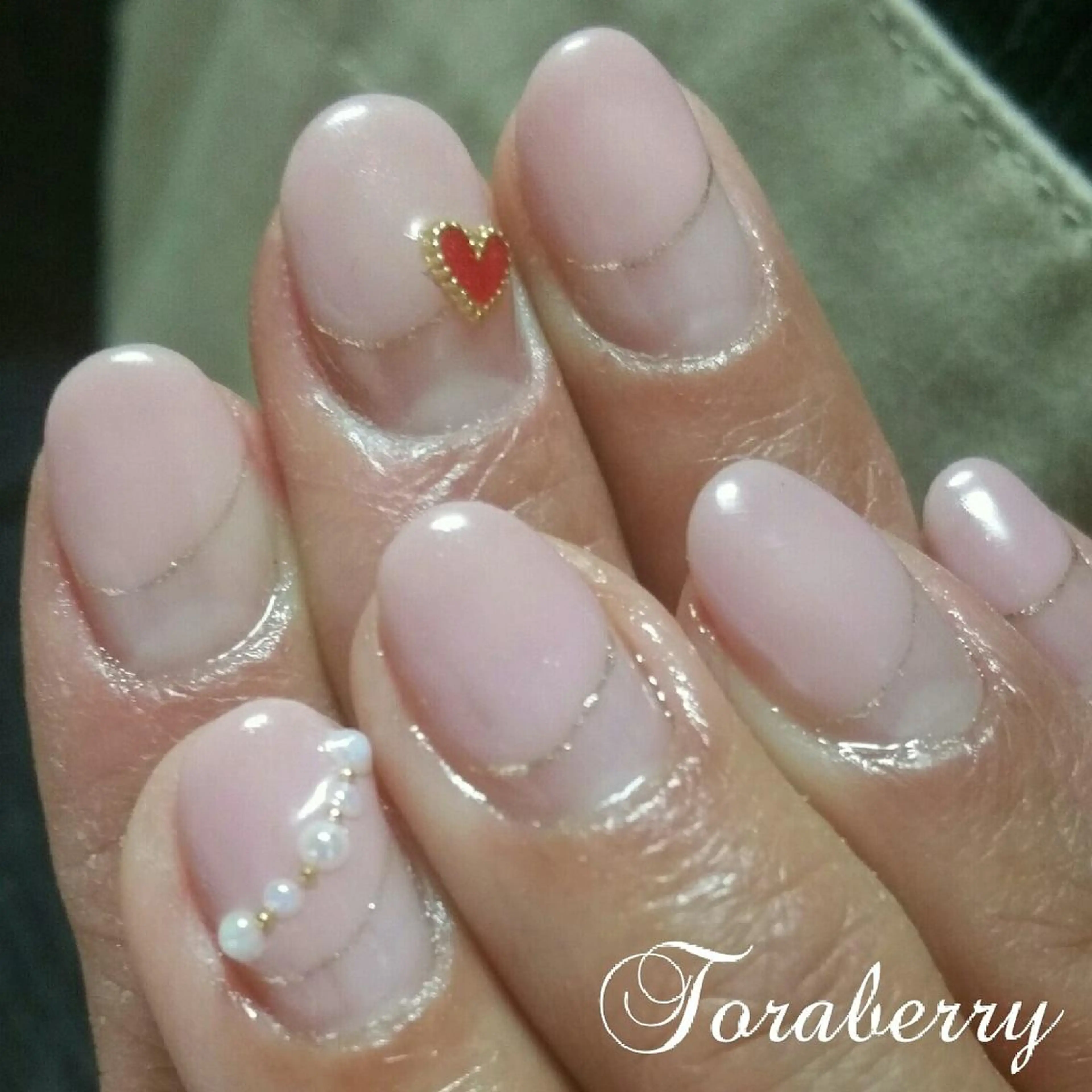 ネイル バレンタイン ネイリスト なつみのネイルデザイン