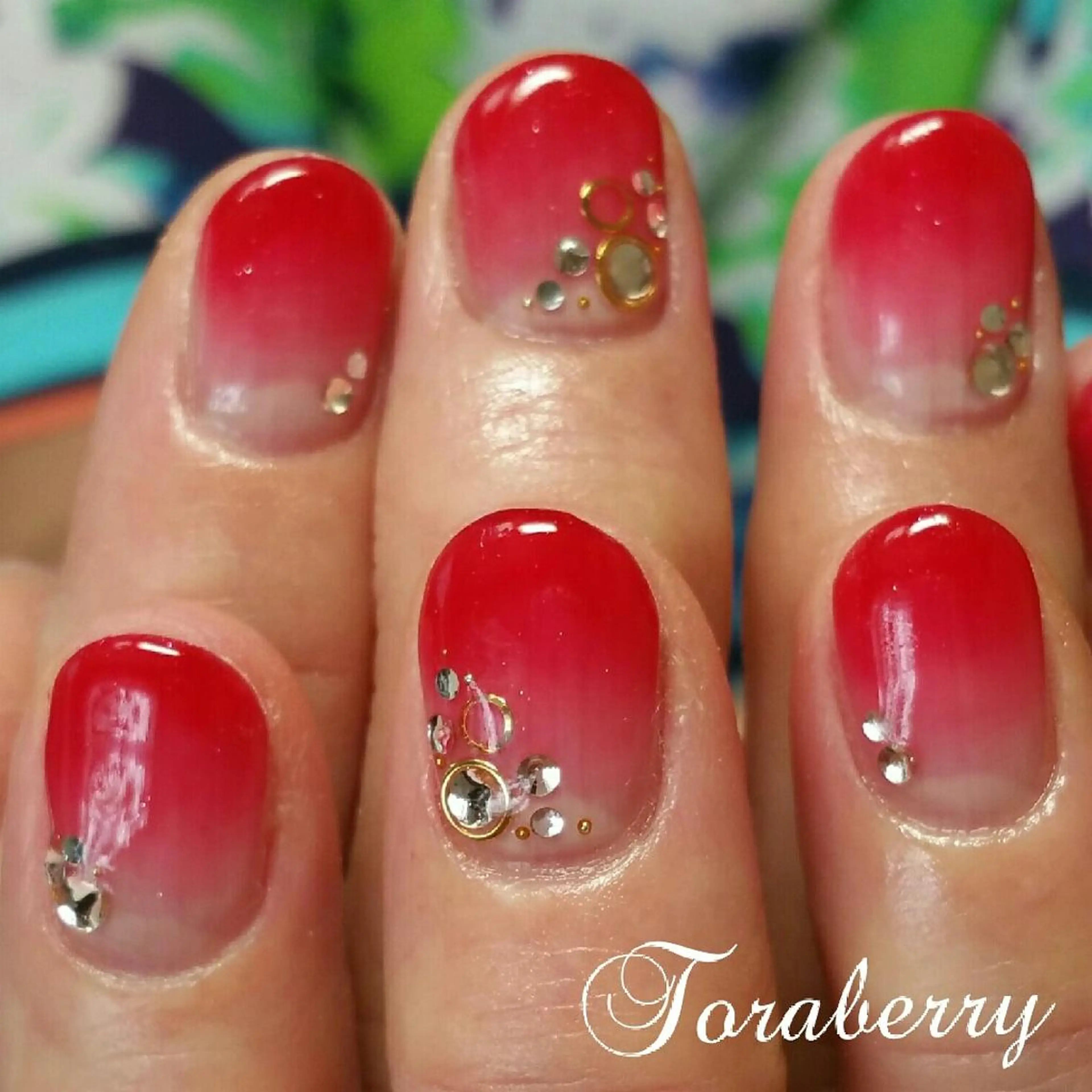 ネイル グラデーション ハンドネイル ネイリスト なつみのネイルデザイン