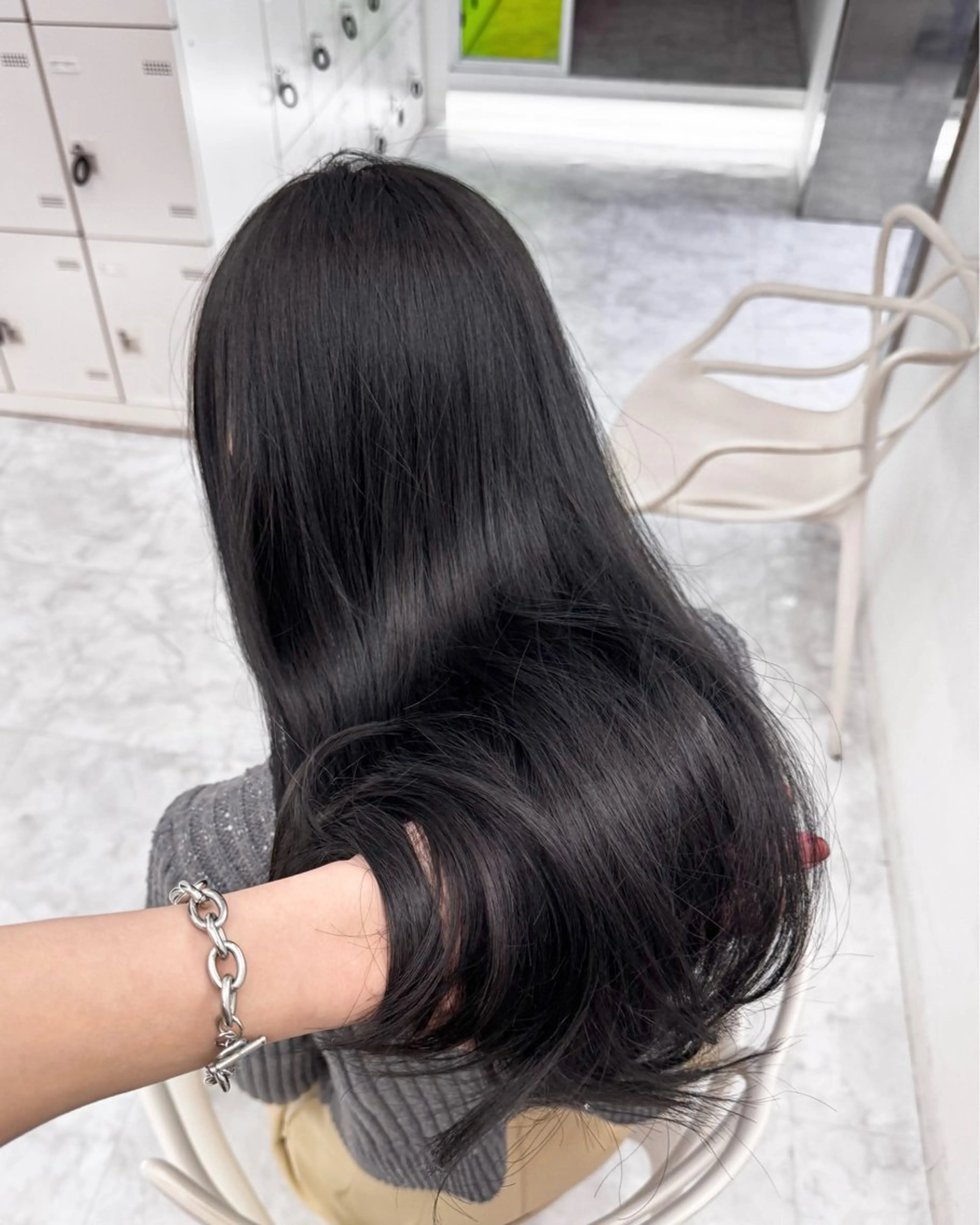 ロング カット ヘアカラー 縮毛矯正 GO TODAY 原宿Verno店所属・韓国系支持率No.1 レイヤー特化/きょうのヘアスタイル