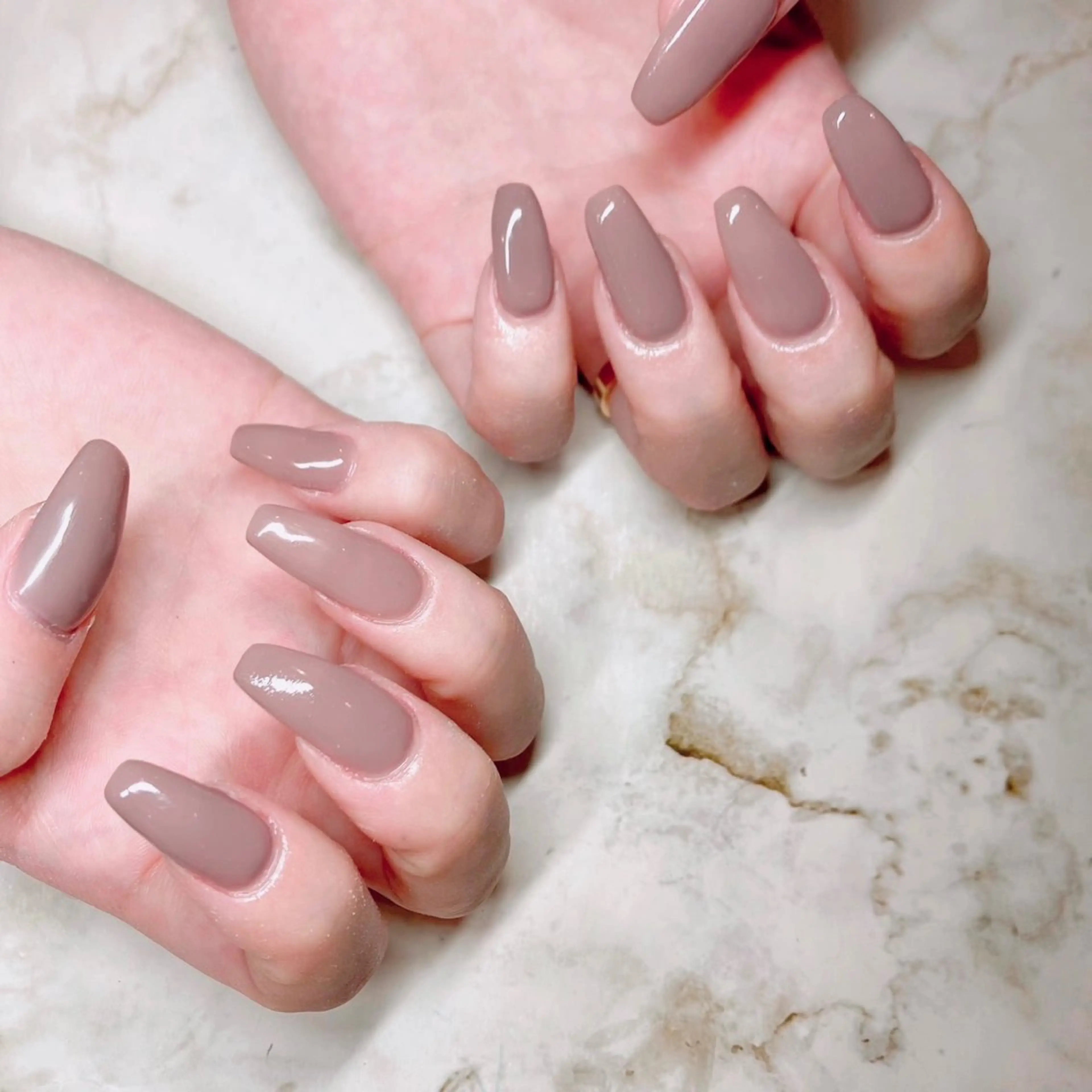 💅オフ込み☆HANDワンカラーorラメグラネイルの写真