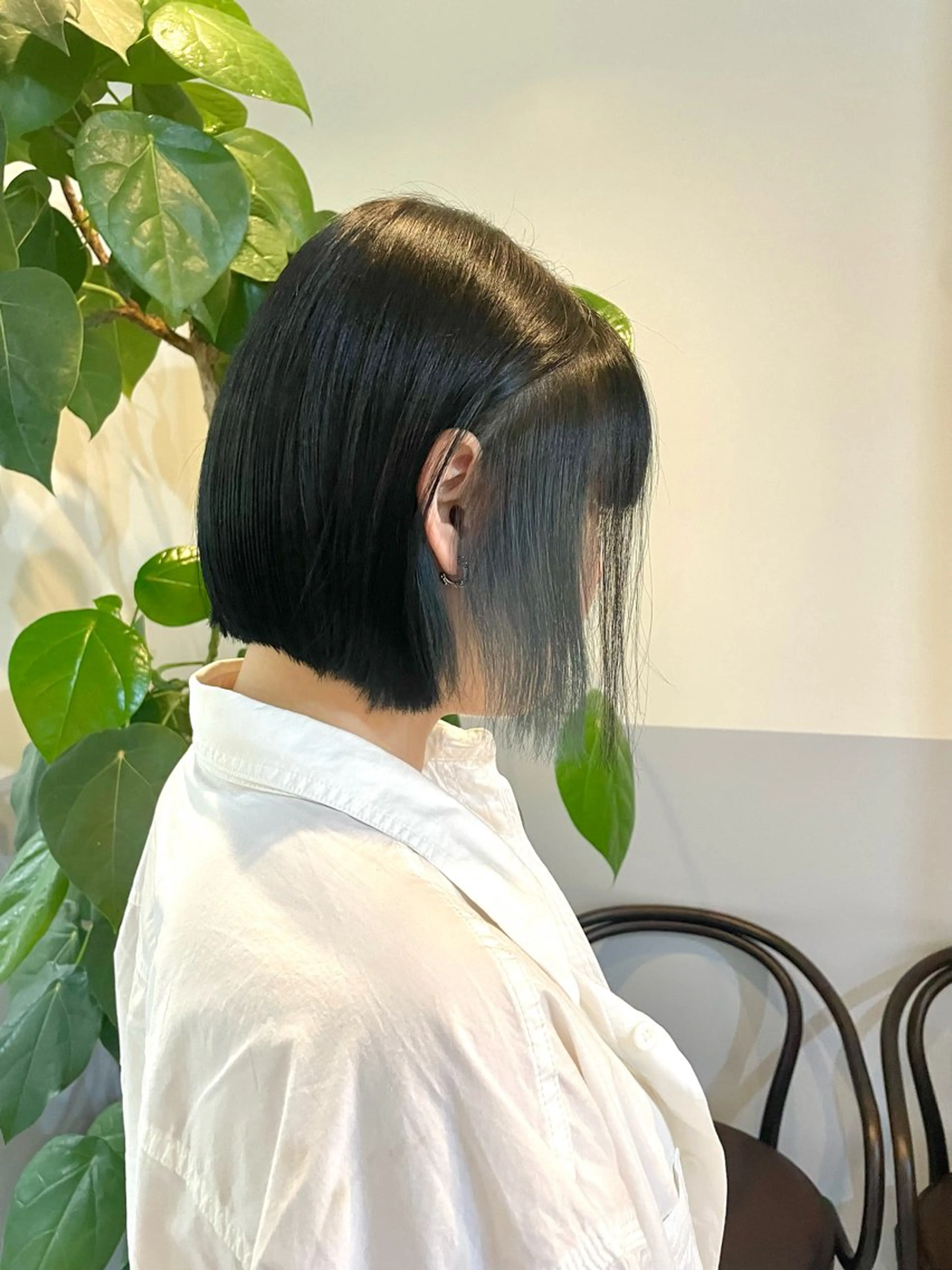 カラー basho ノエ.／カットモデルのヘアスタイル