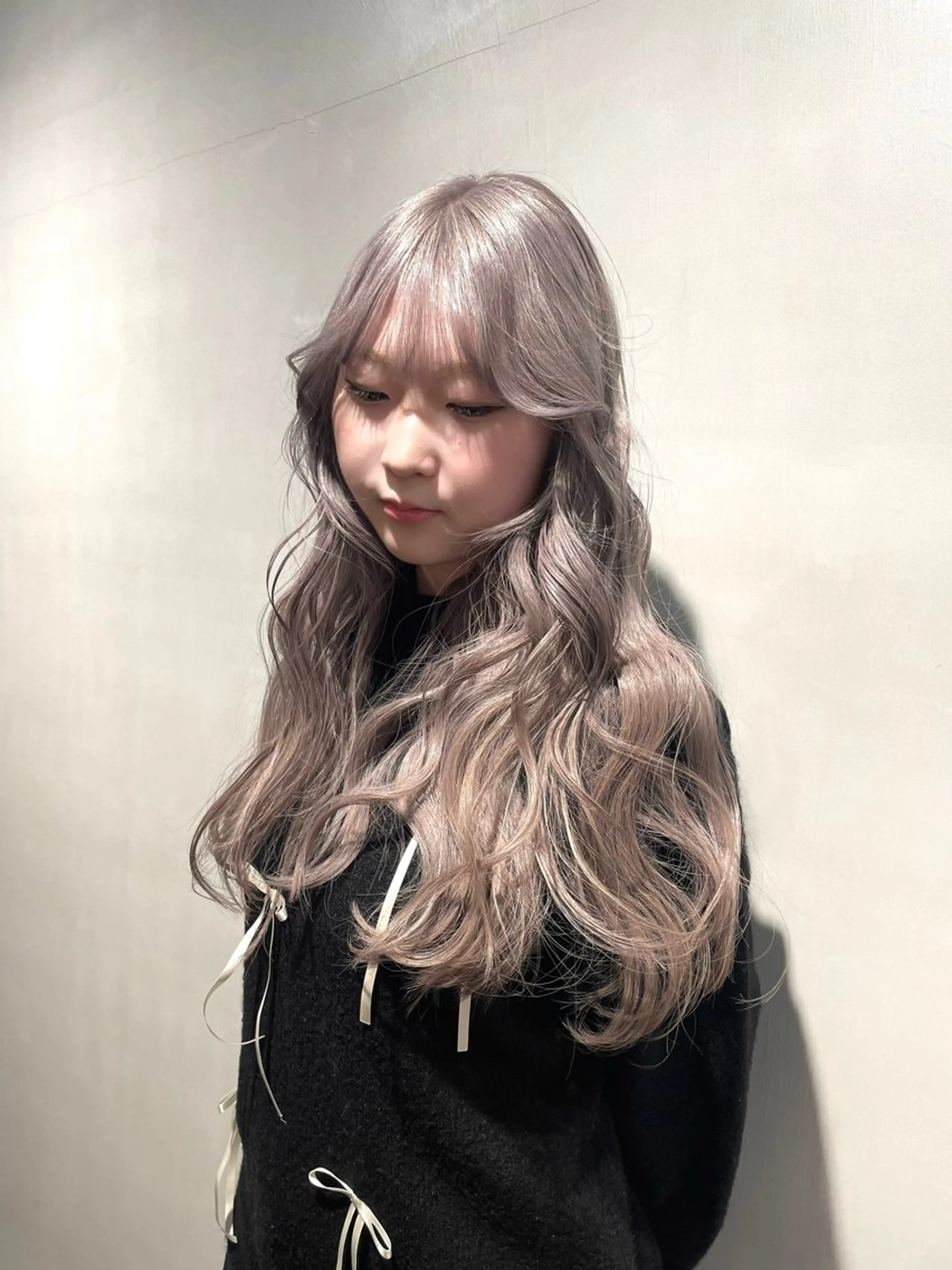 ロング ヘアカラー トリートメント Fev YUZUのヘアスタイル