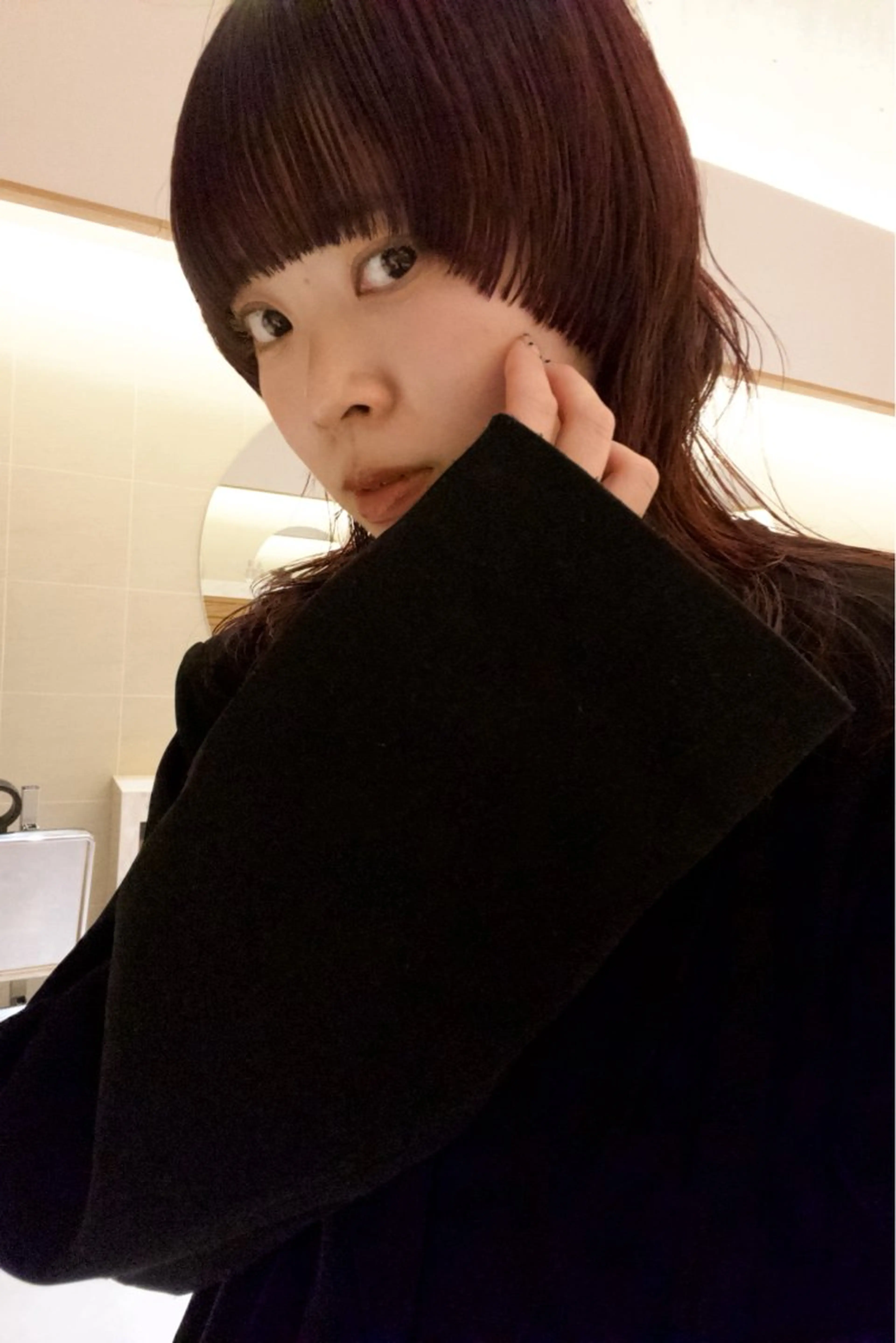 ロング カラー パーマ yiye   神宮前所属・manami /暖色 /カットモデル募集のヘアスタイル