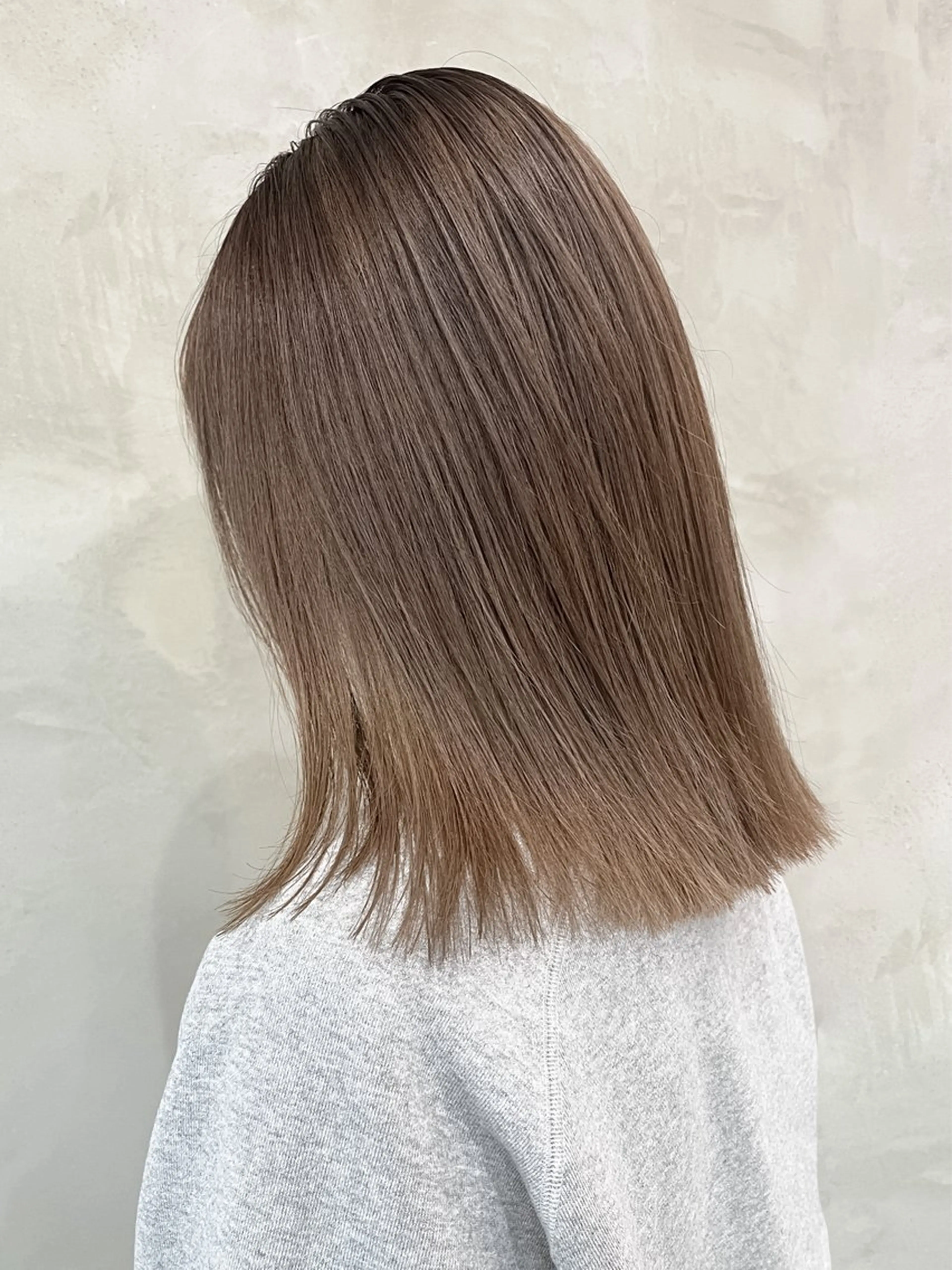 ミディアム カラー ベージュカラー ヘーゼル ハイライトカラー ハイライト カット ヘアカラー トリートメント pesca 長町南店 OIKAWAのヘアスタイル