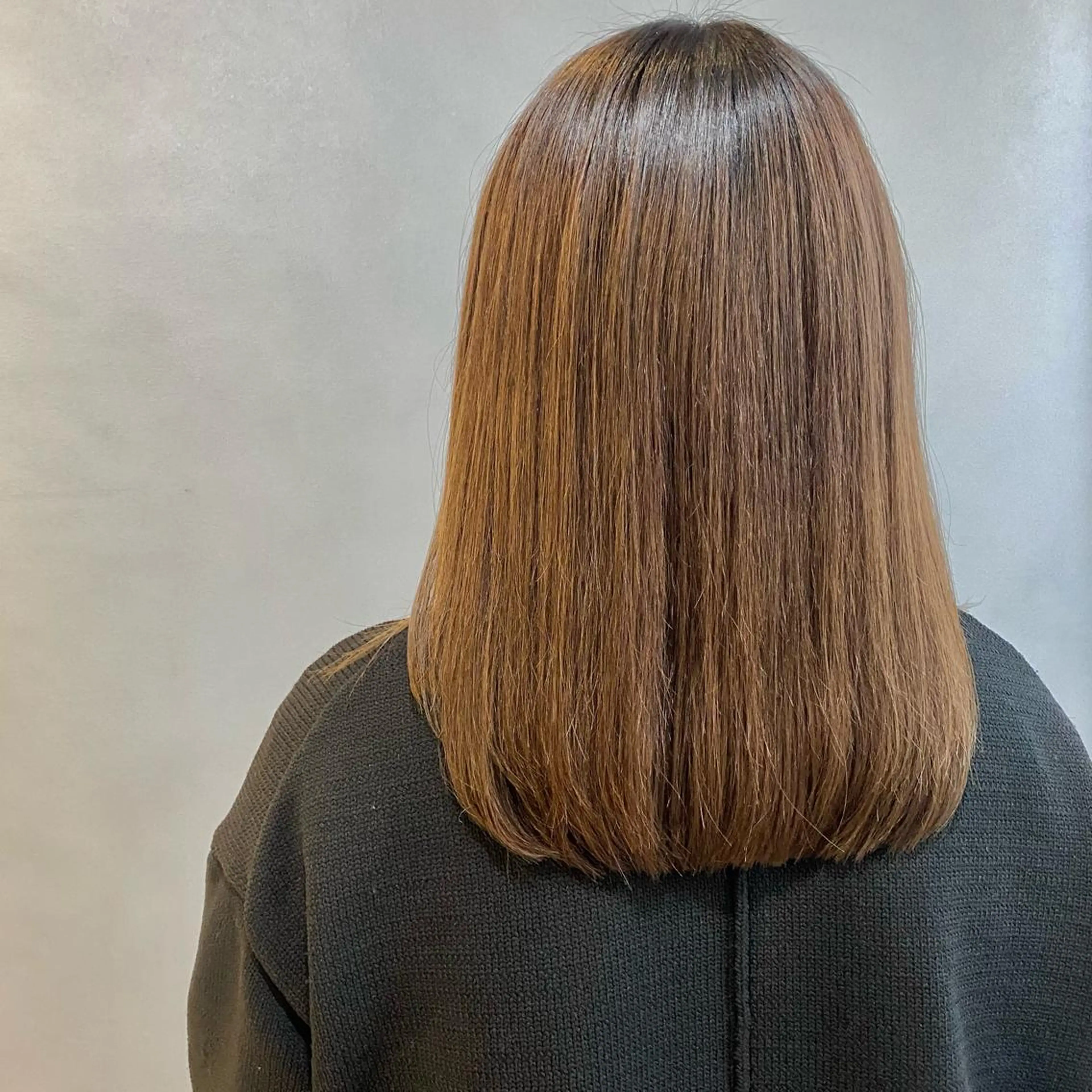 セミロング カラー パーマ カット 縮毛矯正 🪐SOURCE 塚口　シマブクロ🪐のヘアスタイル