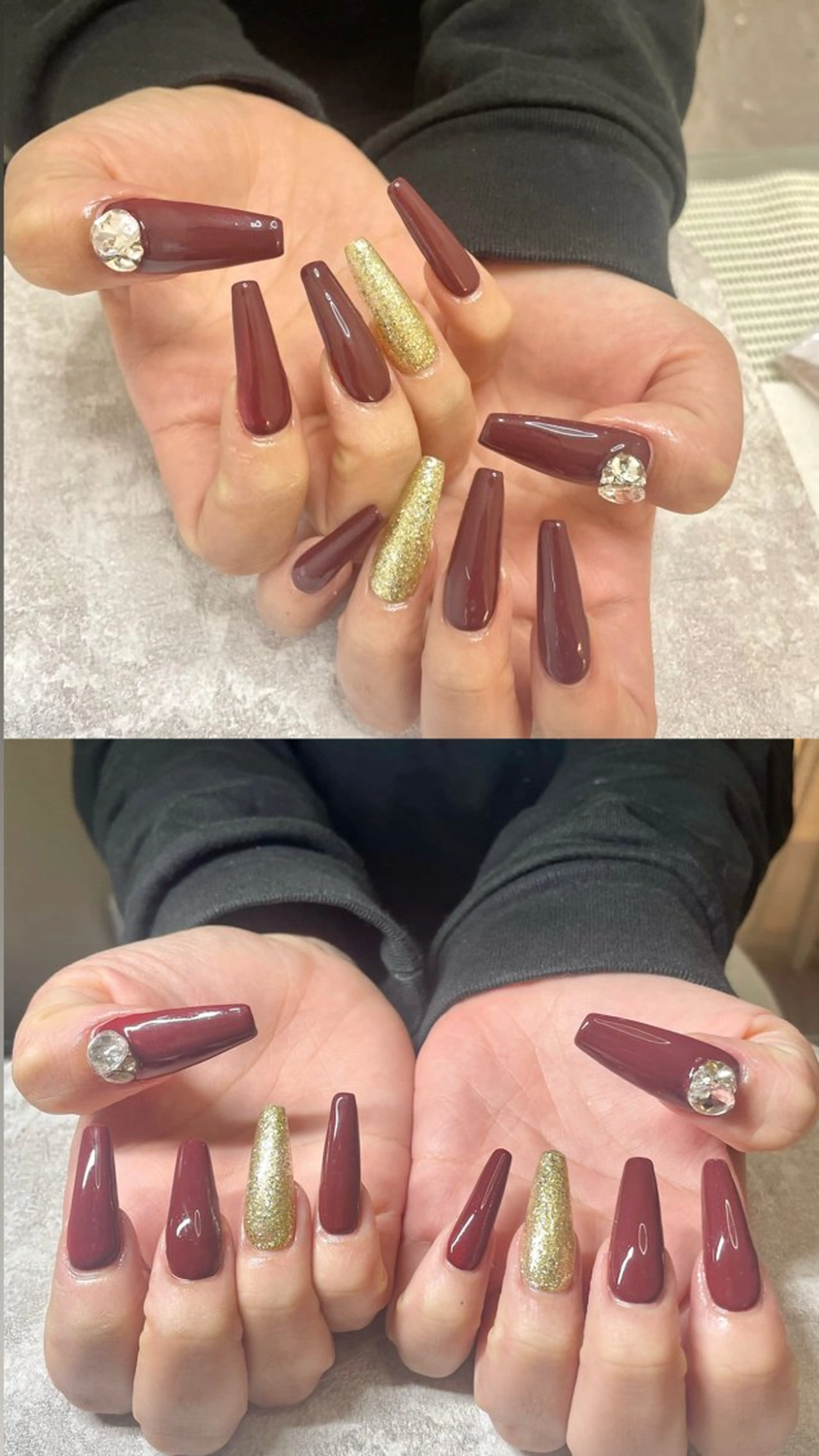 ネイル 長さ出し Lowé所属・Lowé みるくのネイルデザイン