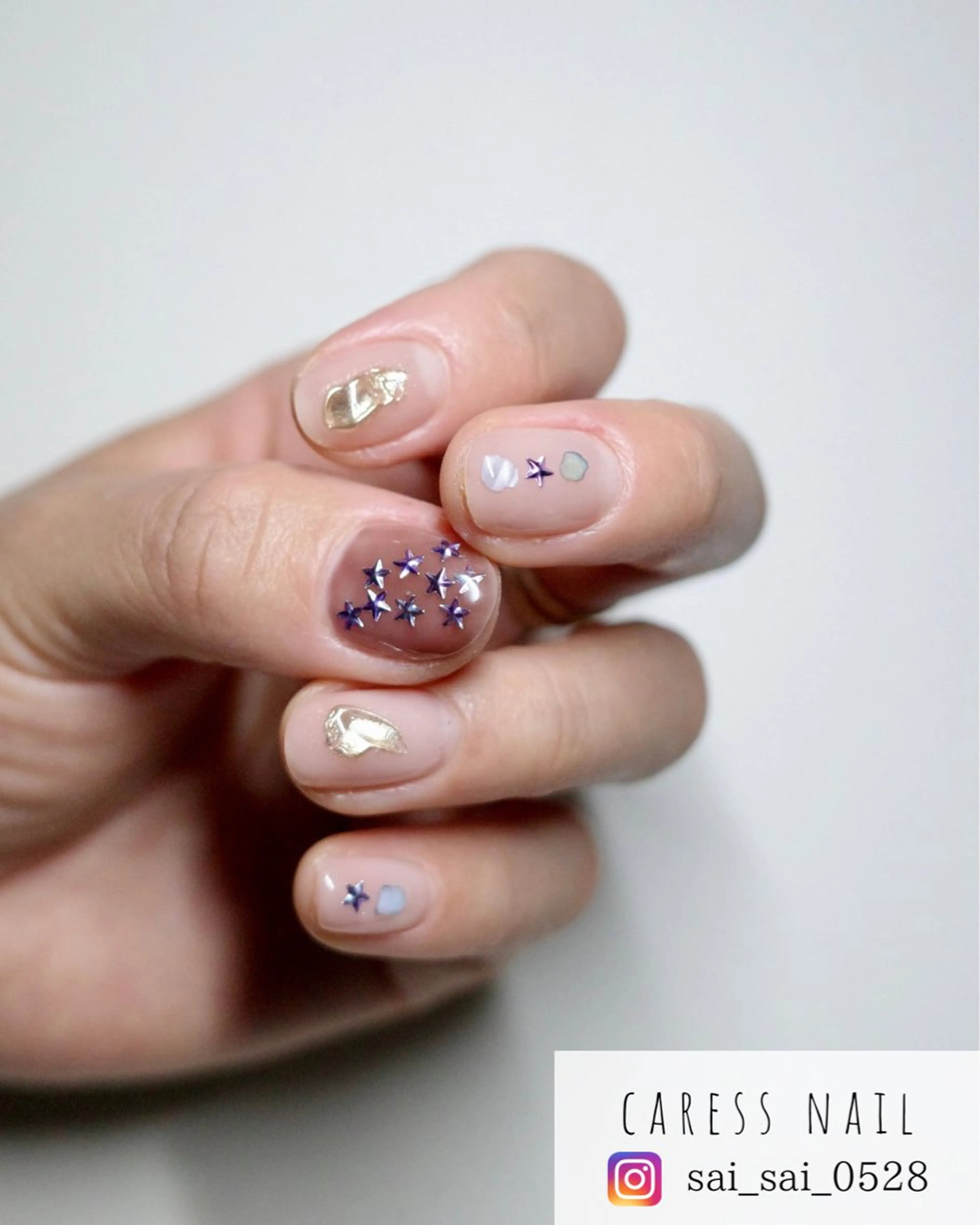 ネイル caress  nail カレスネイル　代々木上原所属・カレスネイル さいのネイルデザイン
