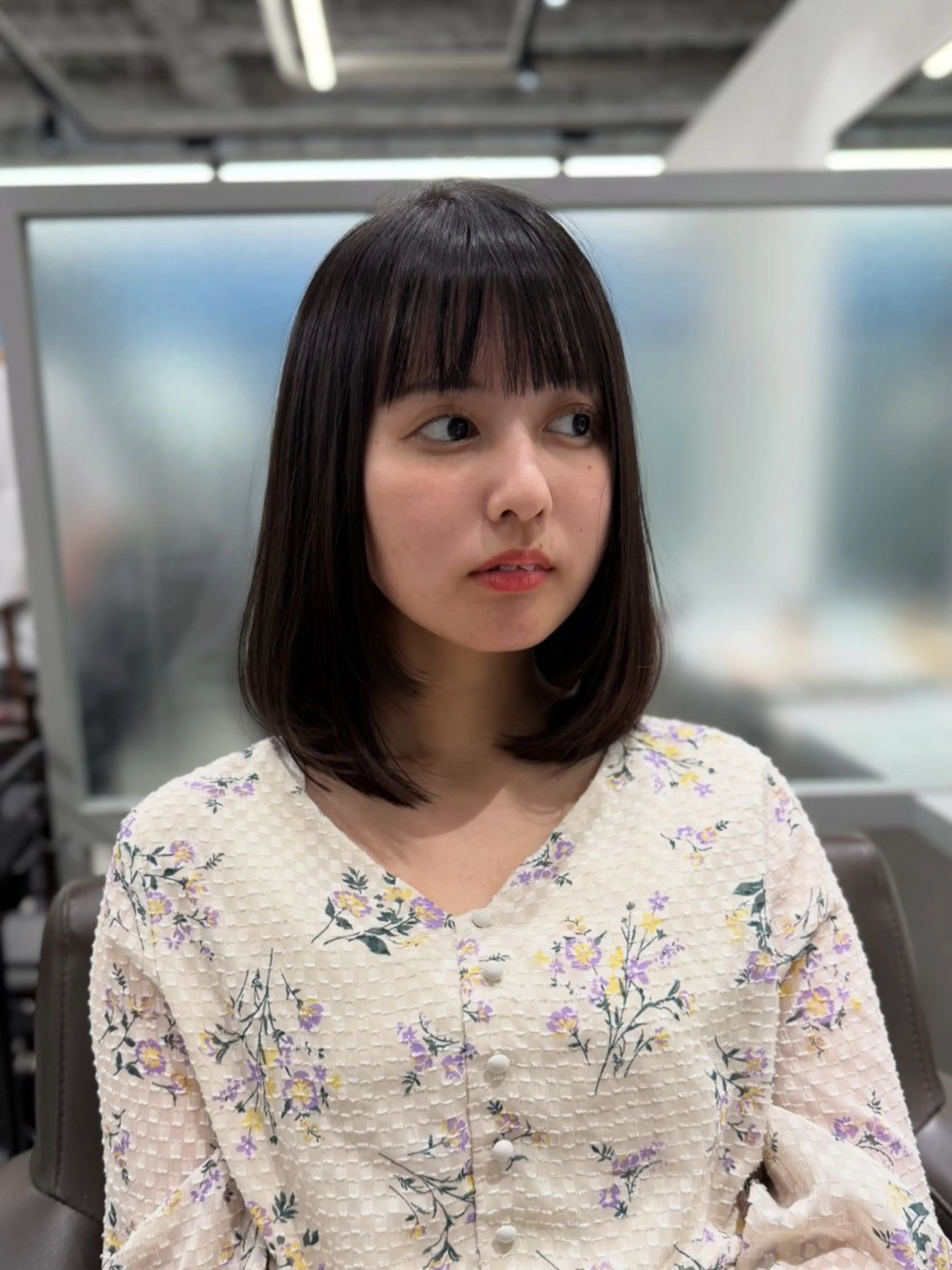 ミディアム 明松 功喜のヘアスタイル