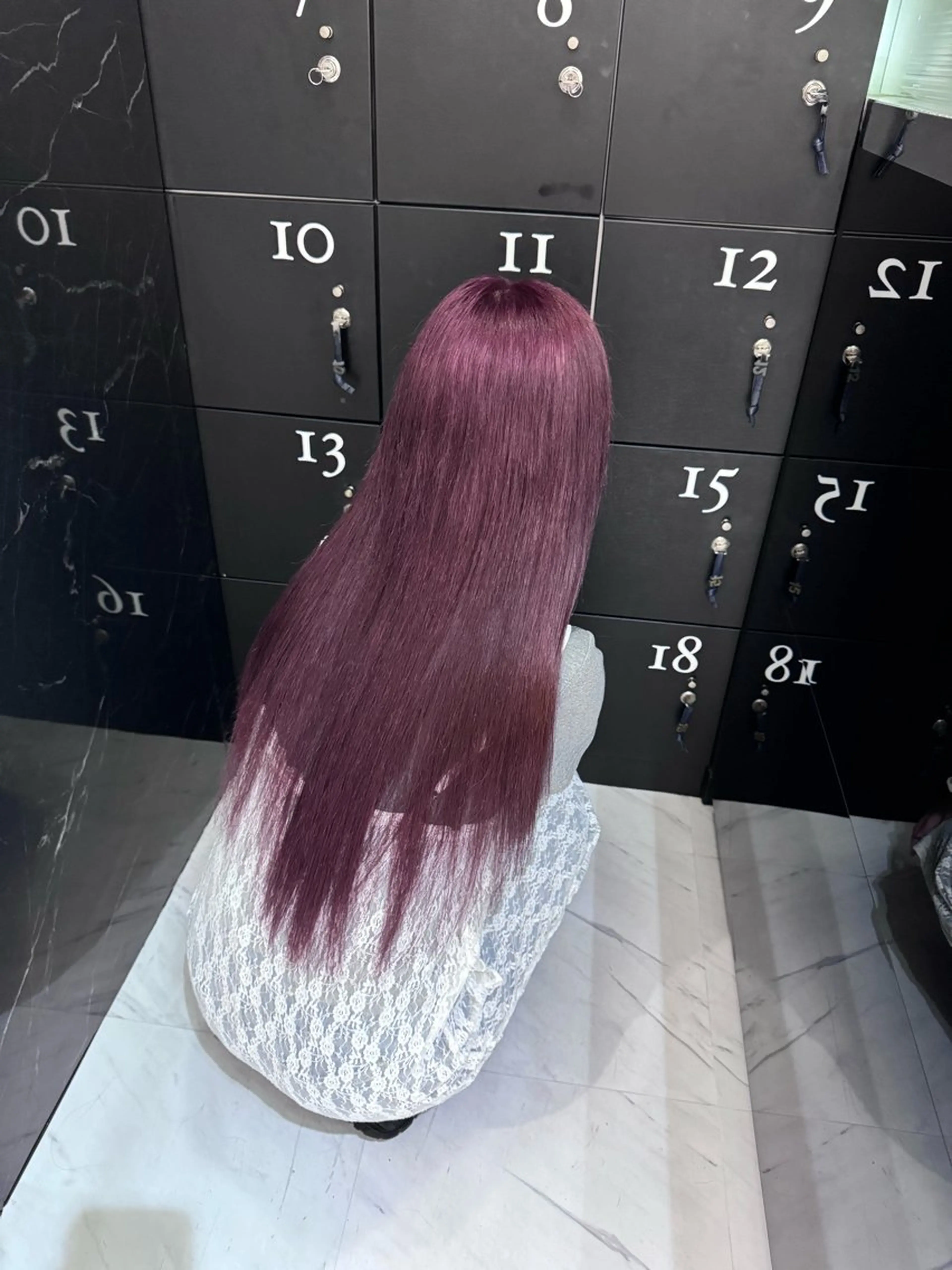 カラー ブリーチ ケアブリーチ ラベンダーカラー ピンクカラー ピンクラベンダー mari_ xenaのヘアスタイル