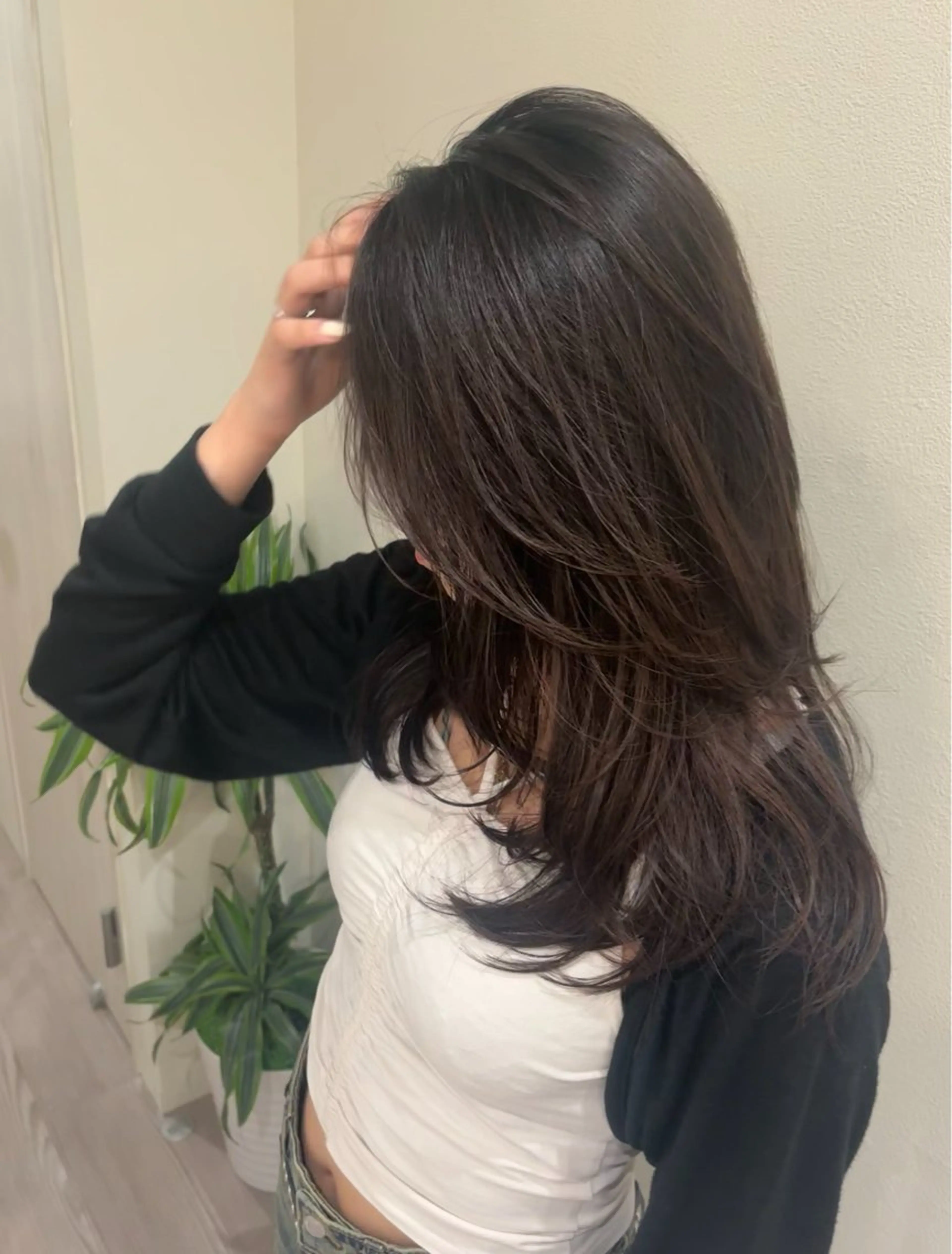 ロング レイヤーカット カット トリートメント ヘッドスパ 大船/縮毛矯正 Kananiのヘアスタイル