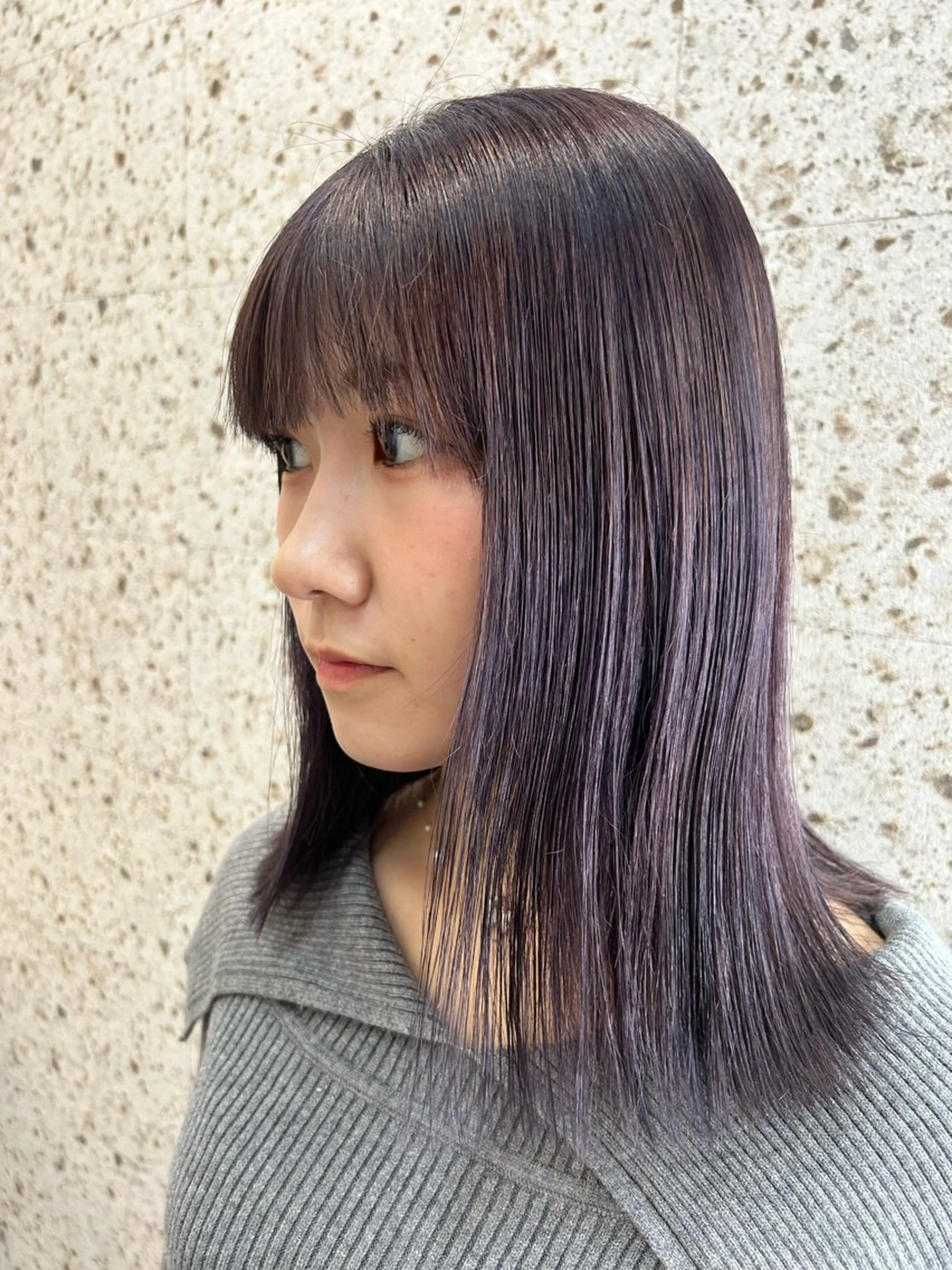 カラー グレージュ ラベンダーカラー ラベンダーグレージュ ラベンダーグレー ヘアカラー [lani ] konatsuのヘアスタイル