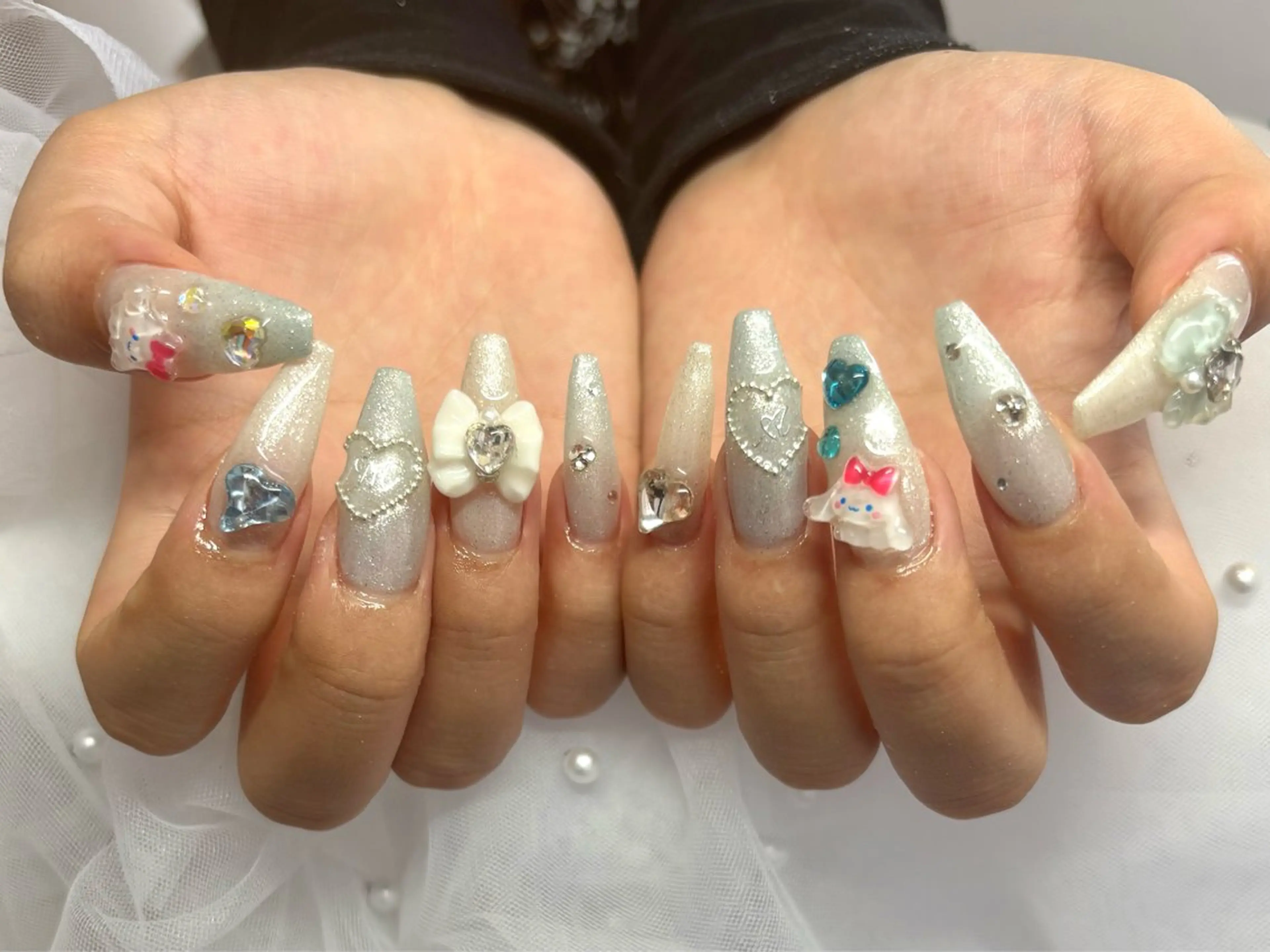 [オフ込み]長さだし10本＋90分持ち込みアート𓂃🫧‪の写真